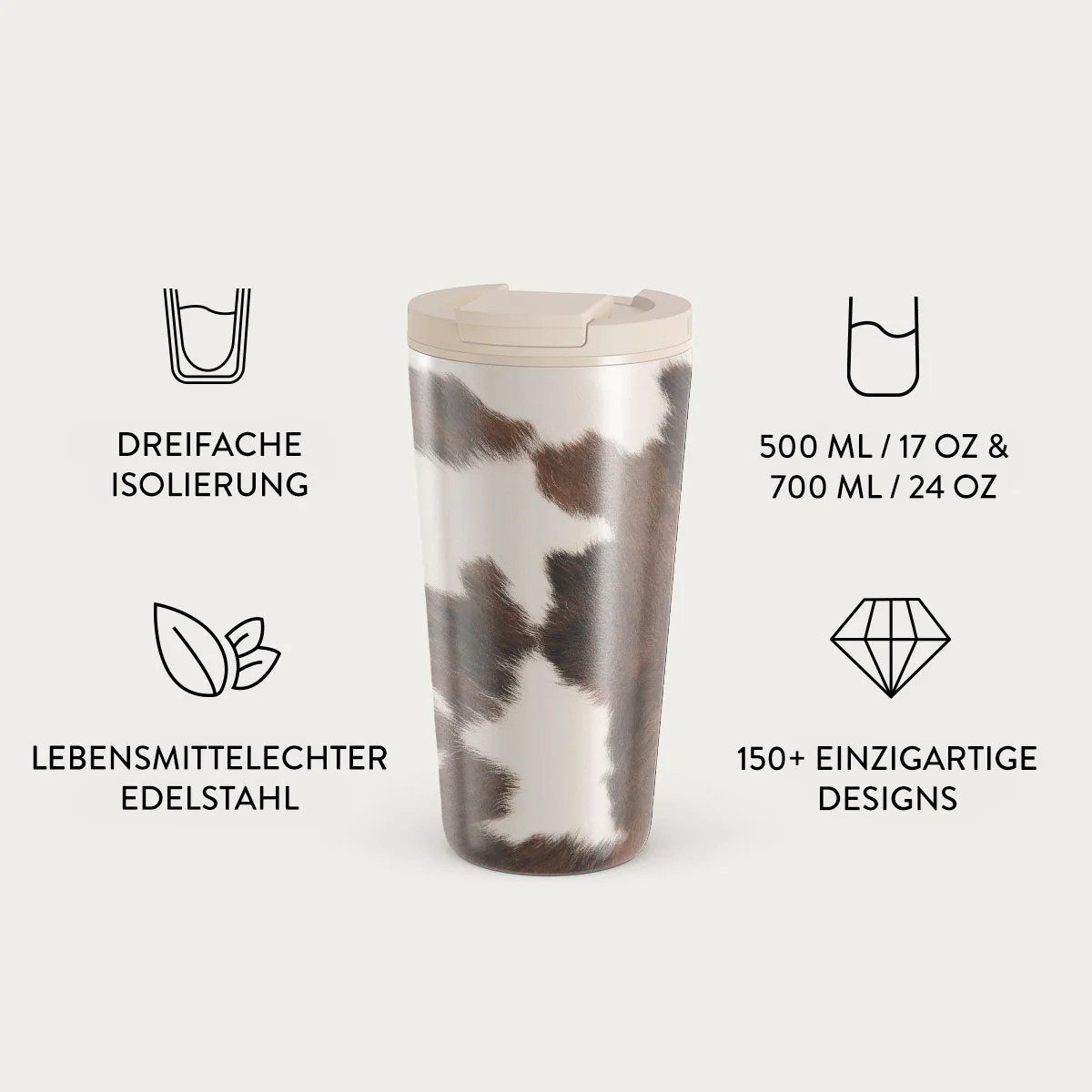 BURGA Becher Celestial Flap Lid Travel Mug 500ml