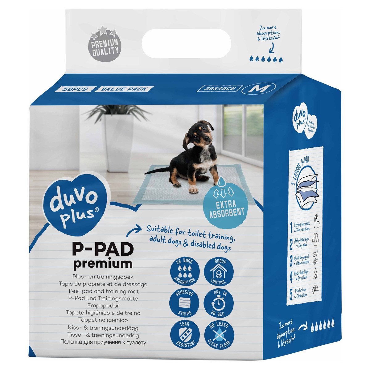 Hundetoilette Welpenunterlage P-Pad Premium