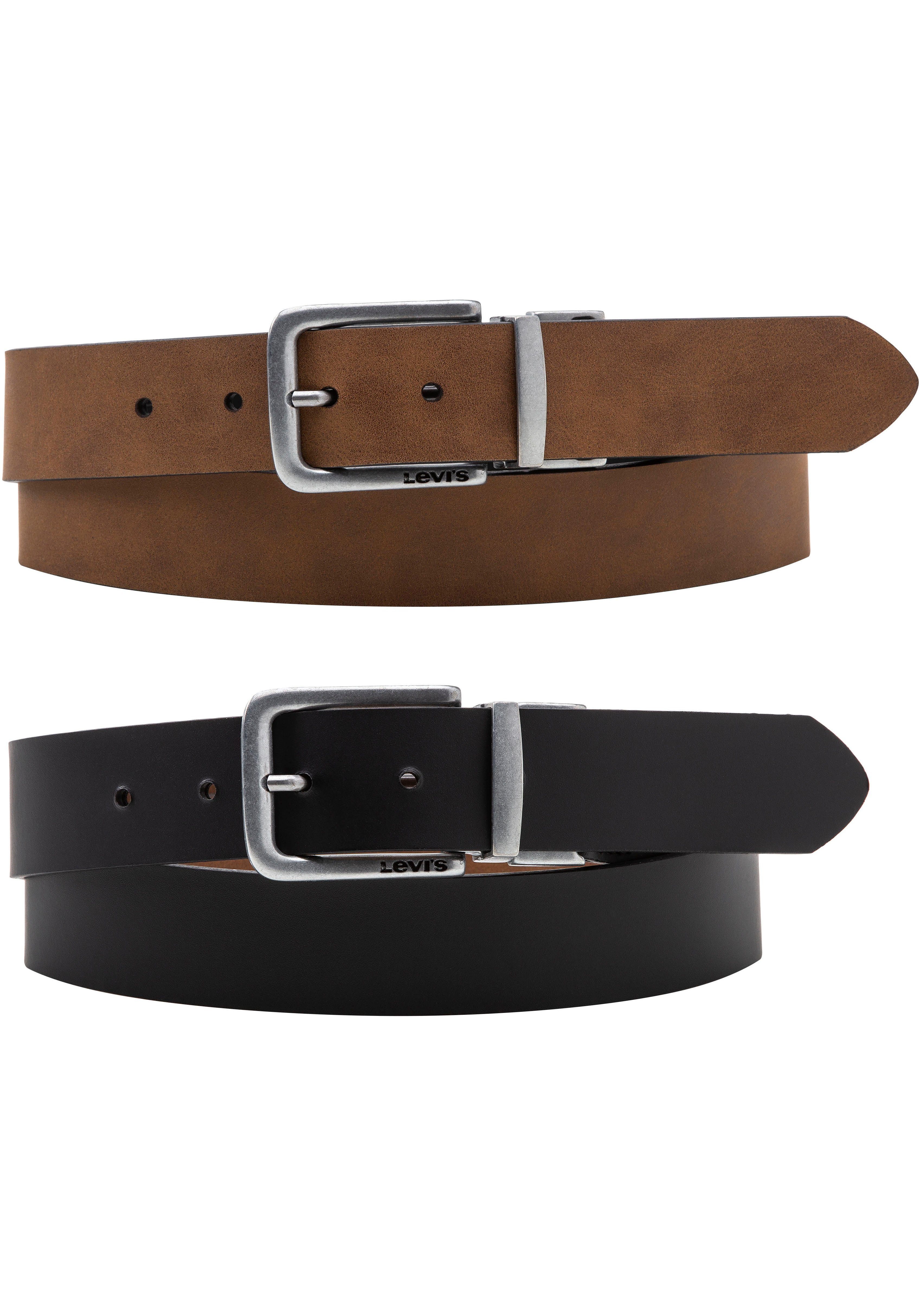 Levi's® Wendegürtel Reversible Classic Belt in zwei unterschiedlichen Farben tragbar | Wendegürtel
