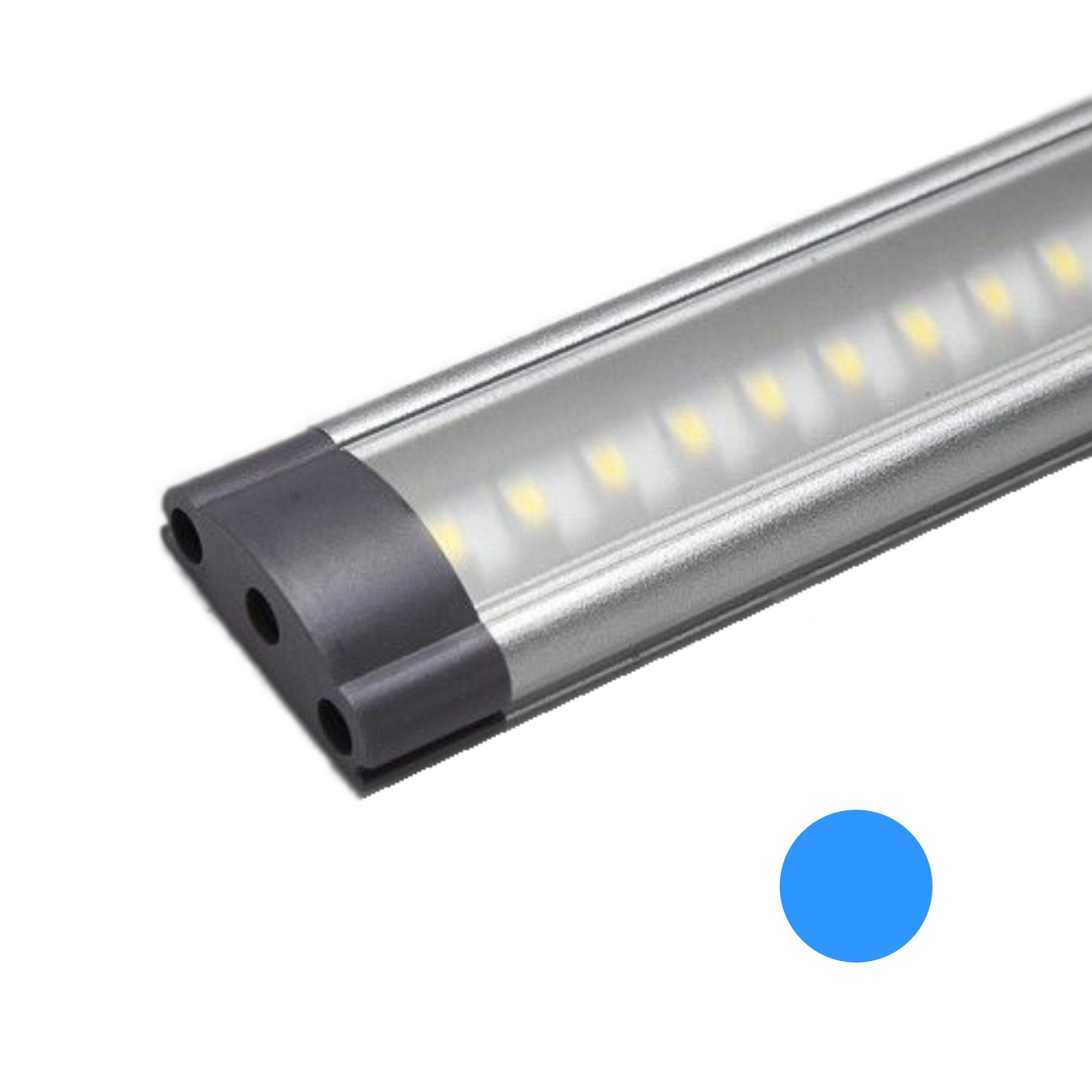 kalb LED Unterbauleuchte 300mm LED Küchenleuchte Aufbauleuchte Küchenlampe neutralweiß, ohne Schalter, neutralweiß