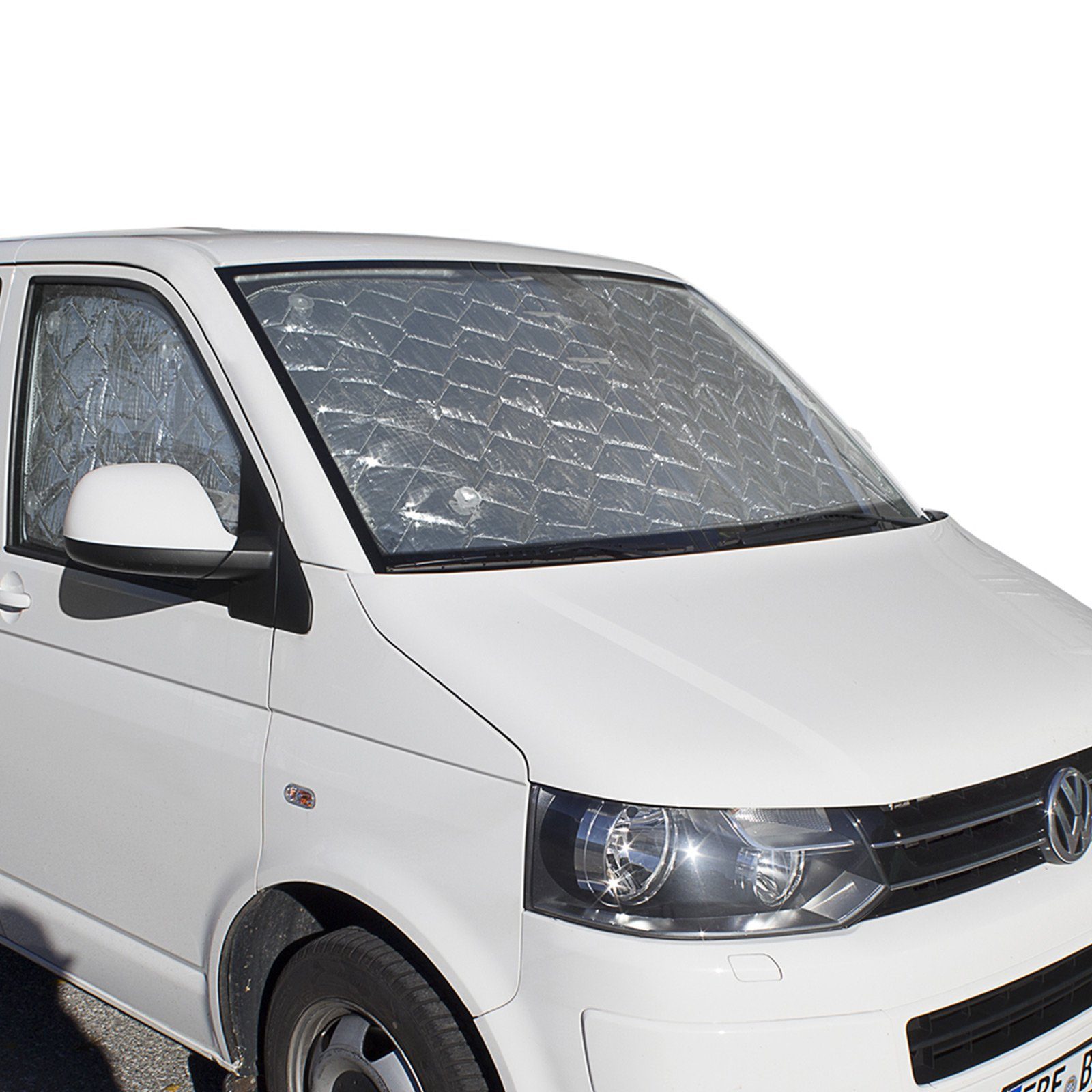 BRUNNER Autoplane Set Cli-Mats NT Thermomatte Fahrerhaus, Sonnenschutz Bus VW T5 2003-2014