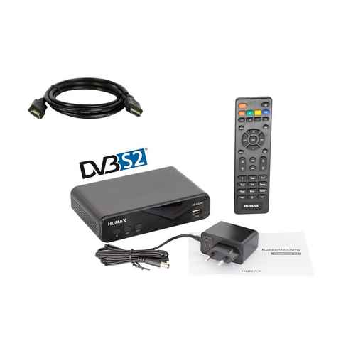 Humax HD Nano + HDMI Kabel SAT-Receiver (Dolby Audio, HDMI, SCART)