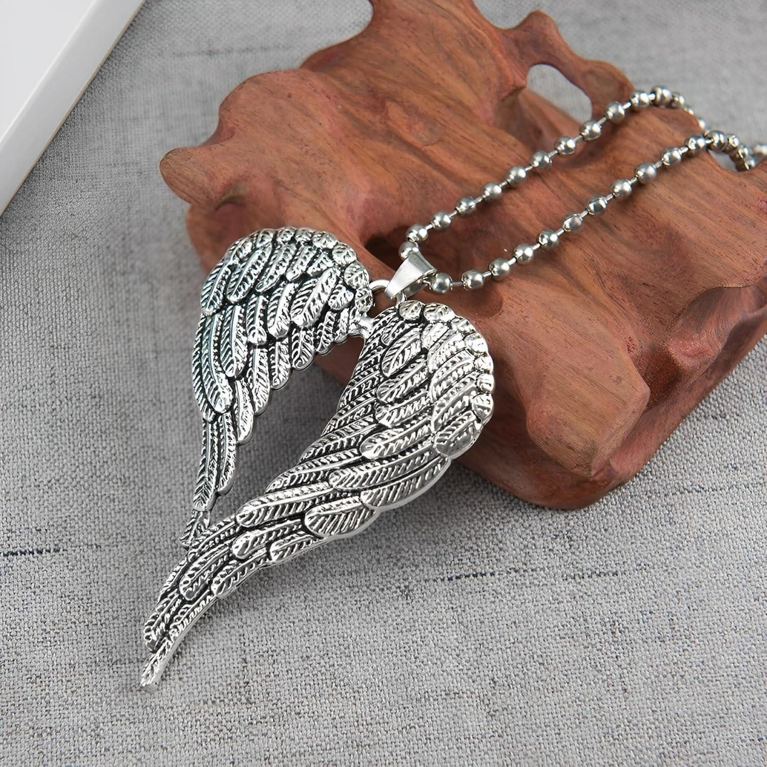 LuxusKollektion Engelfigur Rückspiegel Anhänger Engelsflügel Silber Schutzengel