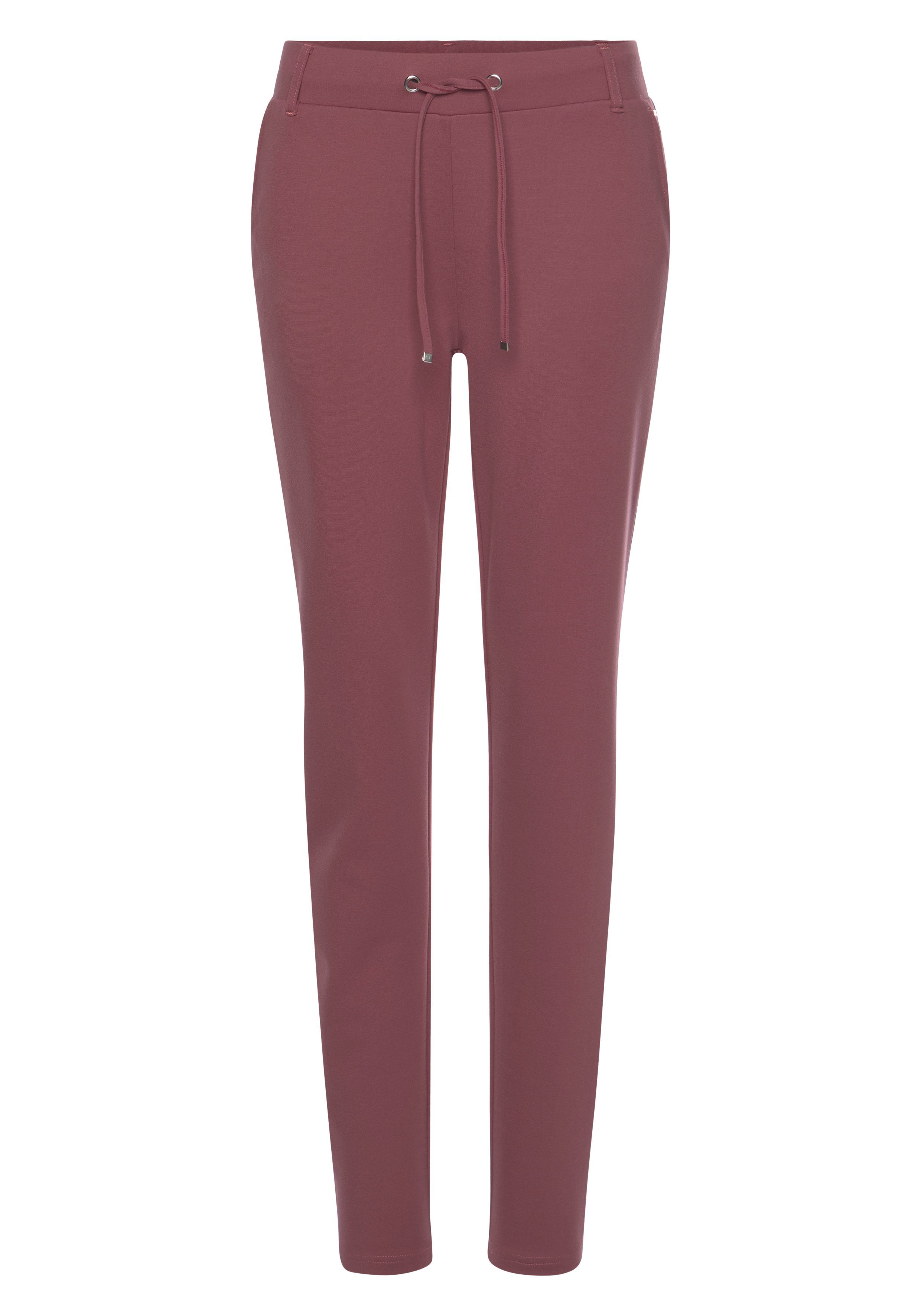 LASCANA Jogger Pants, mit elastischem Bund und Gürtelschlaufen, Loungewear günstig online kaufen