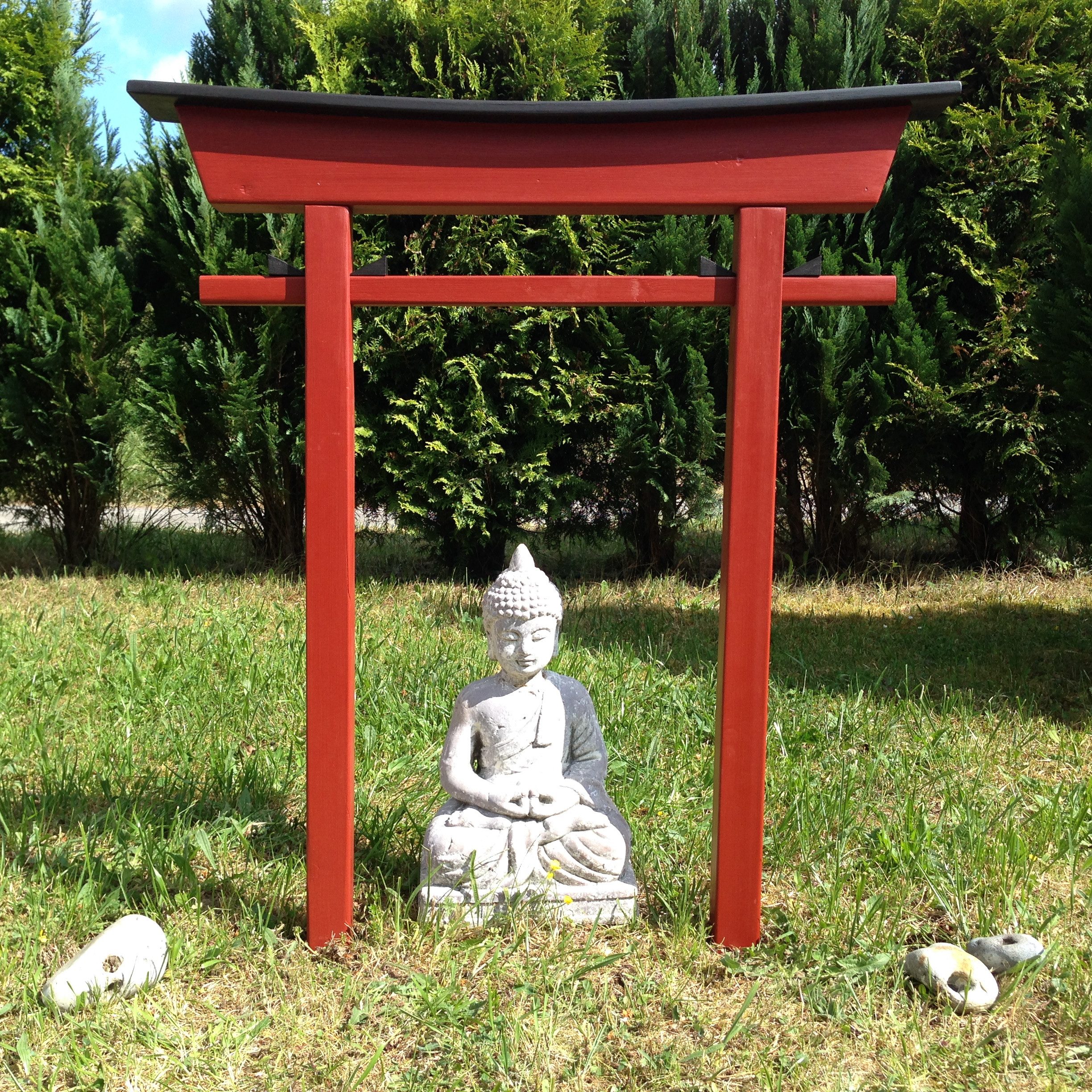 AAF Nommel Gartenfigur Torii japanisch Gate Tor Japan Garten, Modell 022