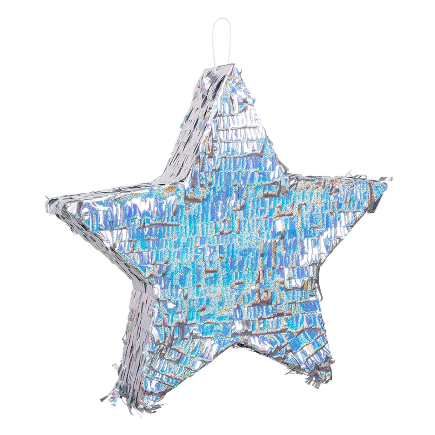 Boland Pinata Pinata 'Glitzer Stern' Silber, 44 x 44 x 8 cm