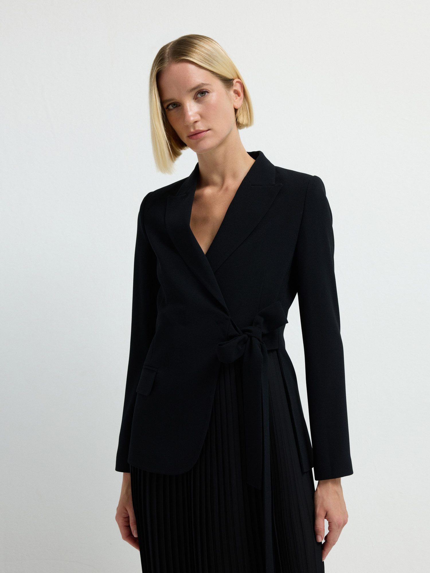 adL Cocktailkleid Plissiertes Jackenkleid – Bild 5 von 5