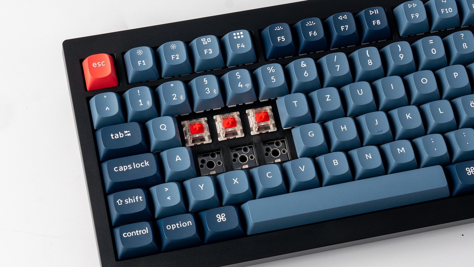 Keychron V6 Max QMK/VIA Wireless Custom Mechanical Keyboard (German Layout) Tastatur