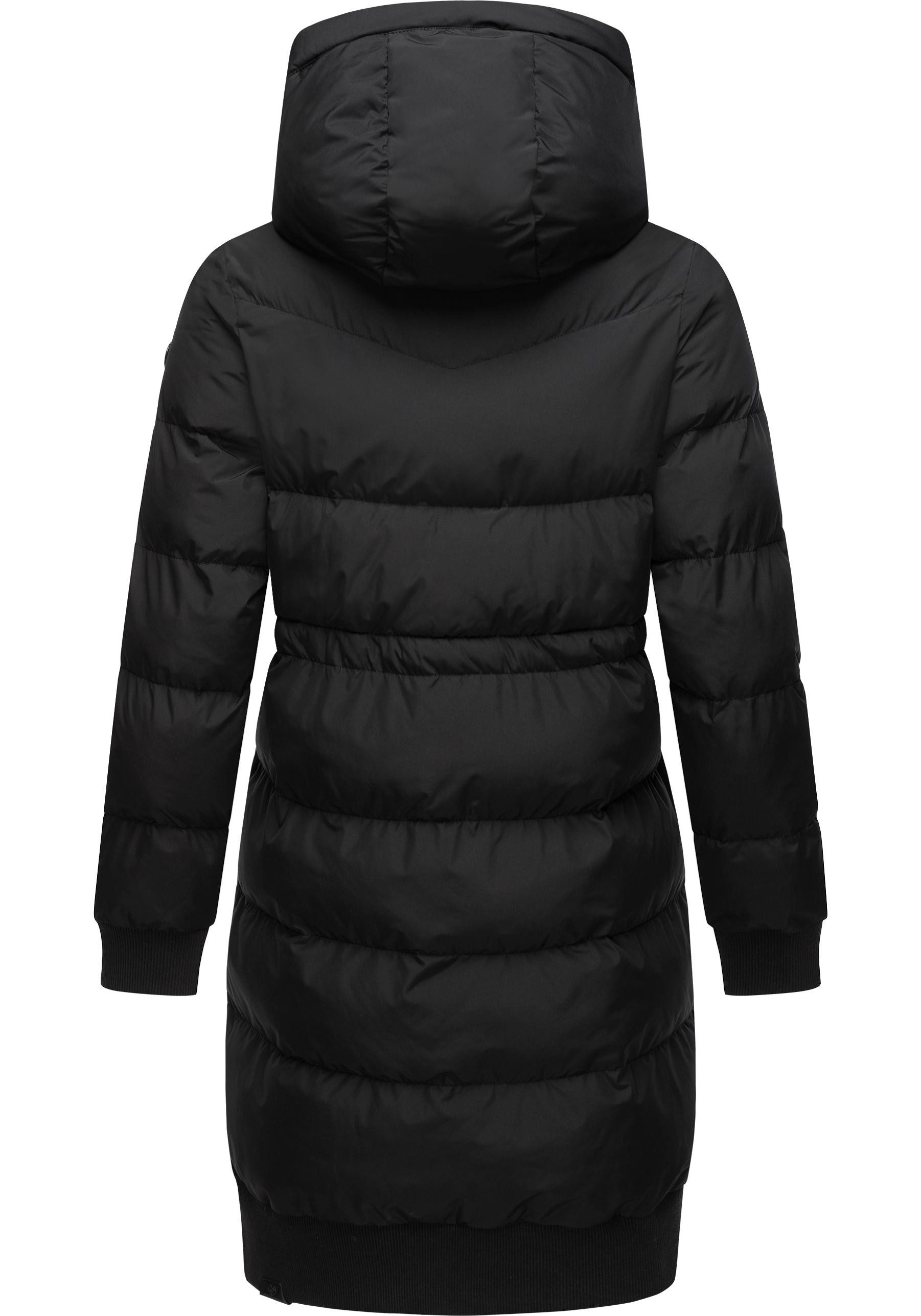 Ragwear Steppmantel Briosh Wasserdichter Damen Wintermantel mit Kapuze