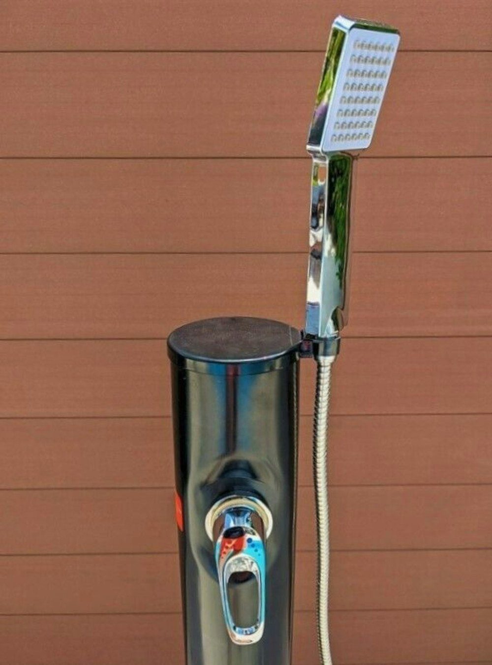 BruKa Gartendusche Pooldusche SUNNY Solardusche Gartendusche Außendusche Solar Dusche