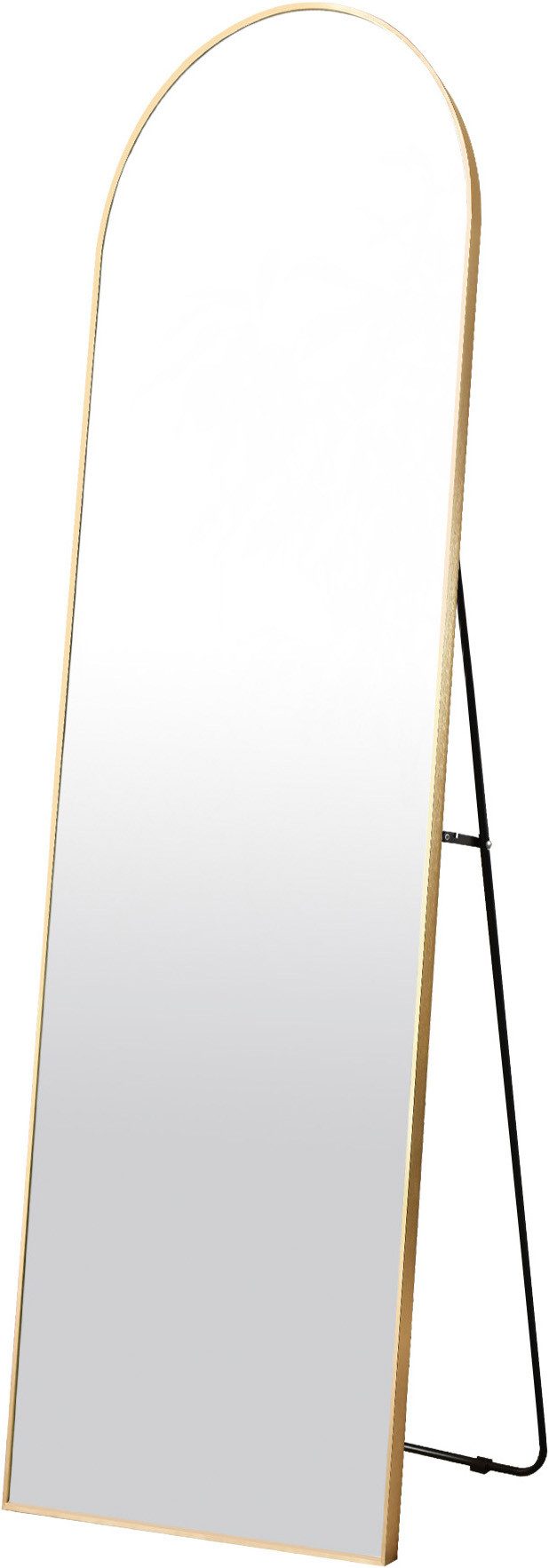 OTTO home Spiegel Standspiegel Addrik, wahlweise in 2 Größen 150x40cm oder 180x60cm (als Wandspiegel und Standspiegel einsetzbar, Rahmen aus Metall), Ganzkörperspiegel mit Sicherheitsglas, in verschiedenen Farben