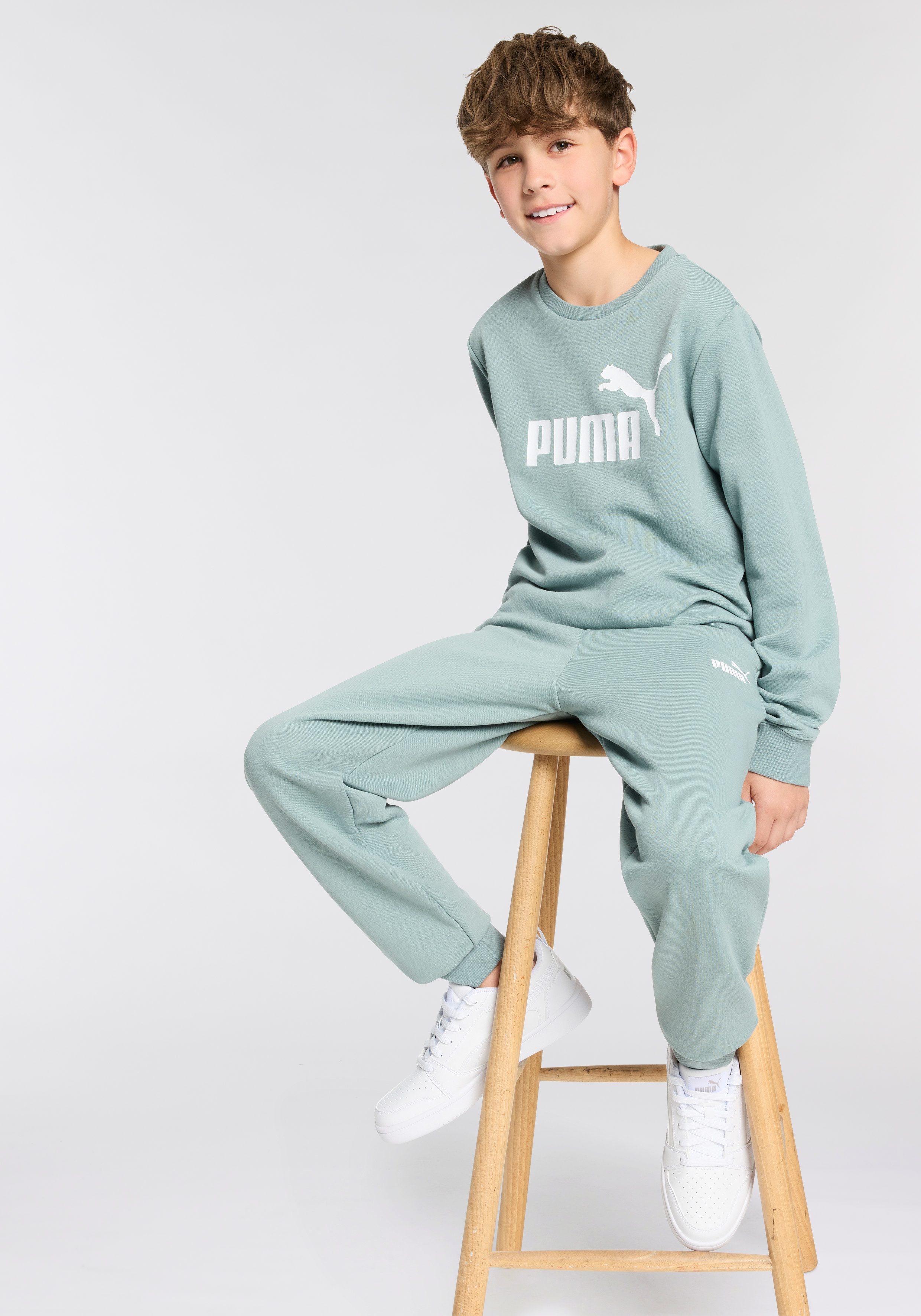 PUMA Trainingsanzug ESS NO.1 LOGO CREW günstig online kaufen