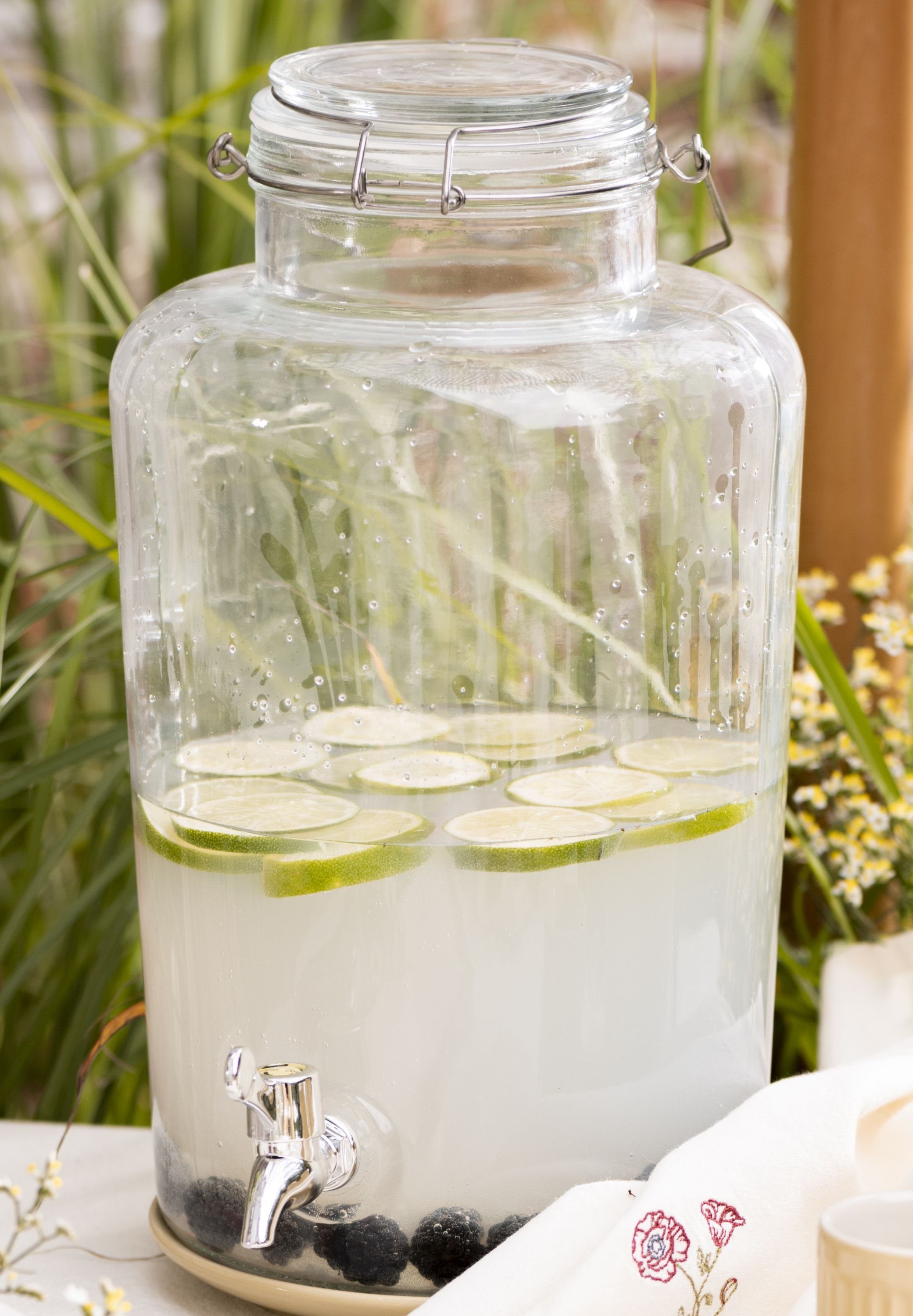 Ib Laursen Vorratsdose Ib Laursen - Getränkespender Wasserspender 8,45 L aus Glas mit
