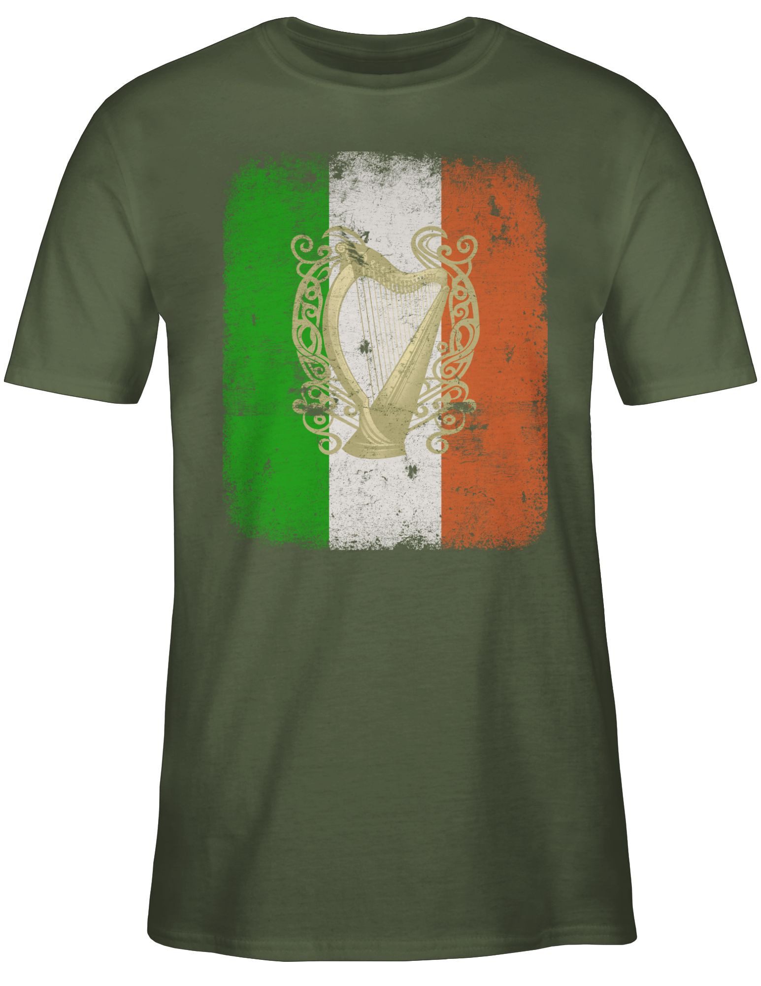 Shirtracer T-Shirt Irland Irische Irish Flagge Flag St. Patricks Day günstig online kaufen