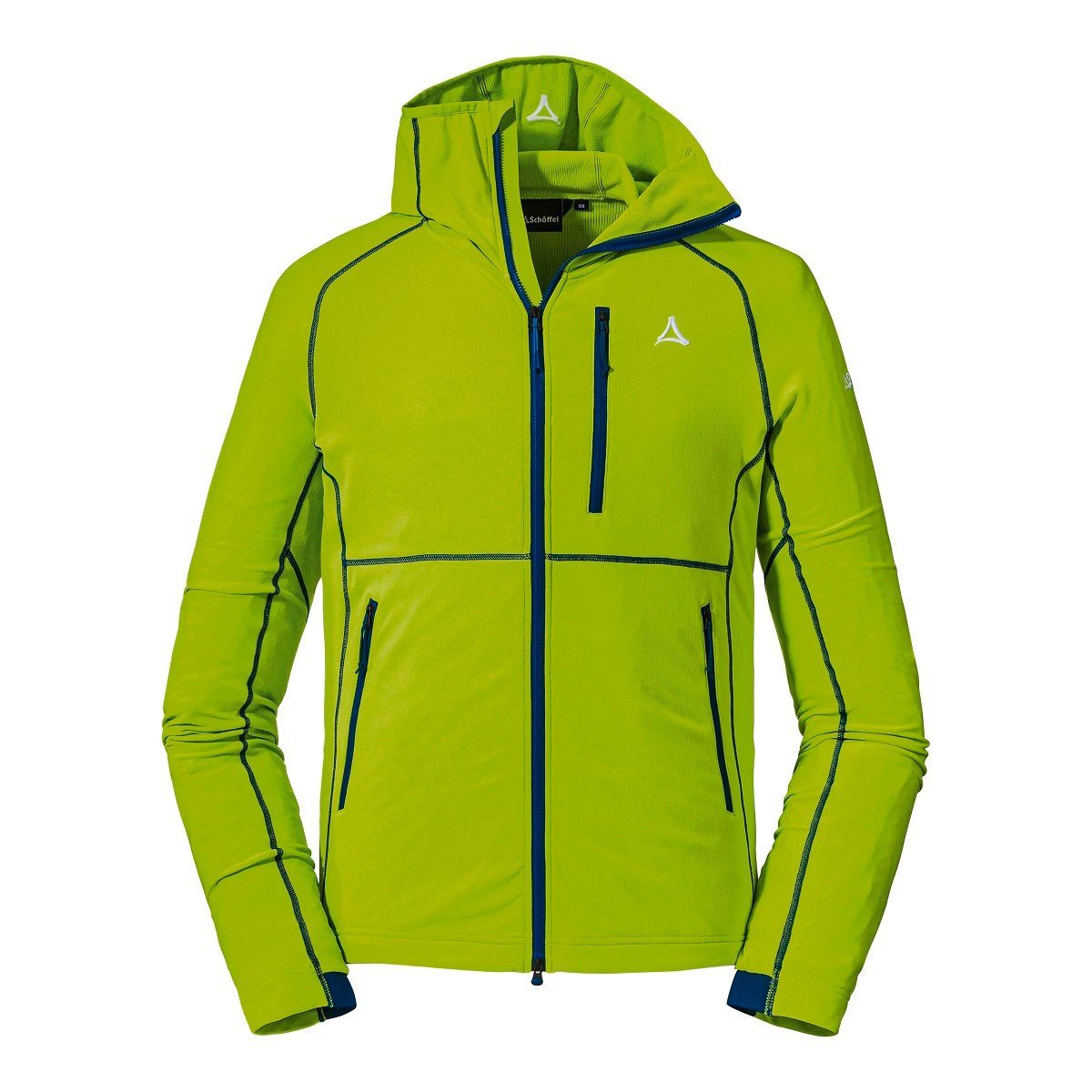 Fleecejacke Ramezza Hoody (atmungsaktiv, schnell trocknend, warm) limegrün Herren