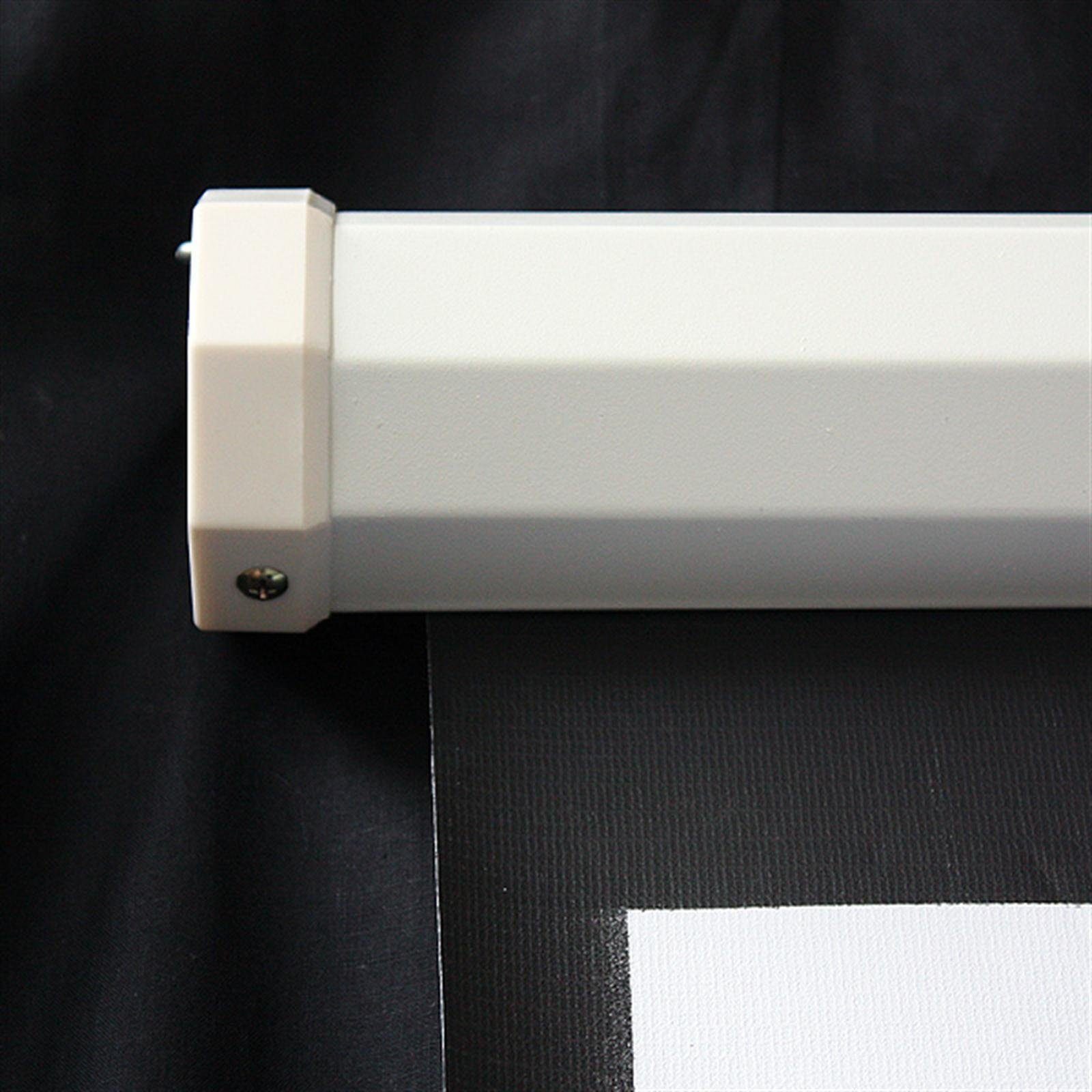 Melko Heimkino Beamerleinwand 110" Beamer Projektor Leinwand HDTV 16:9 4:3 Rolloleinwand (3-Schicht Gewebetuch)