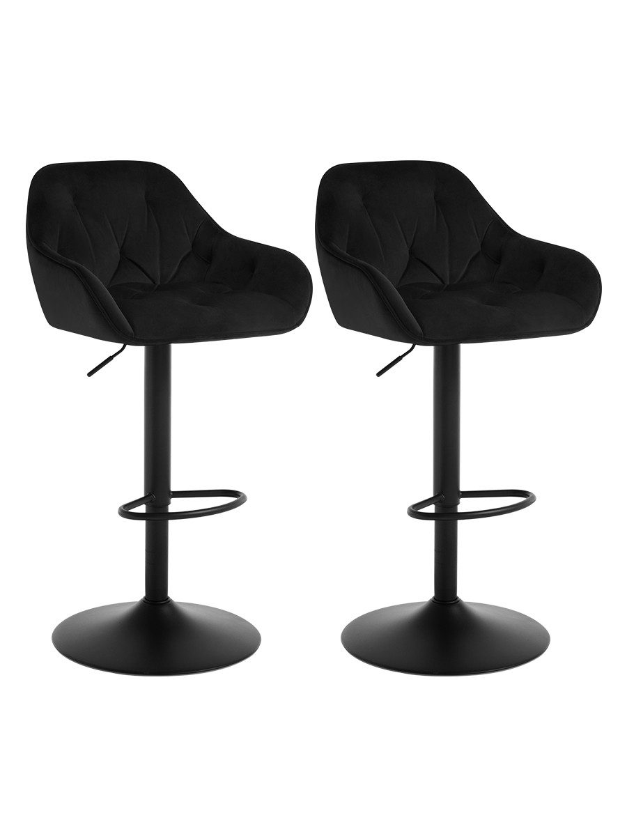 Woltu Barhocker (2 St), höhenverstellbar drehbar, mit Armlehmen Fußstütze günstig online kaufen