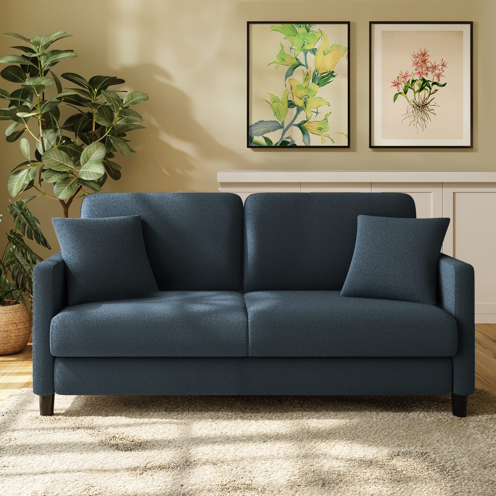 ToteBox Big-Sofa 2/3-SitzerTeddy Fleece Werkzeugfreier Aufbau günstig online kaufen