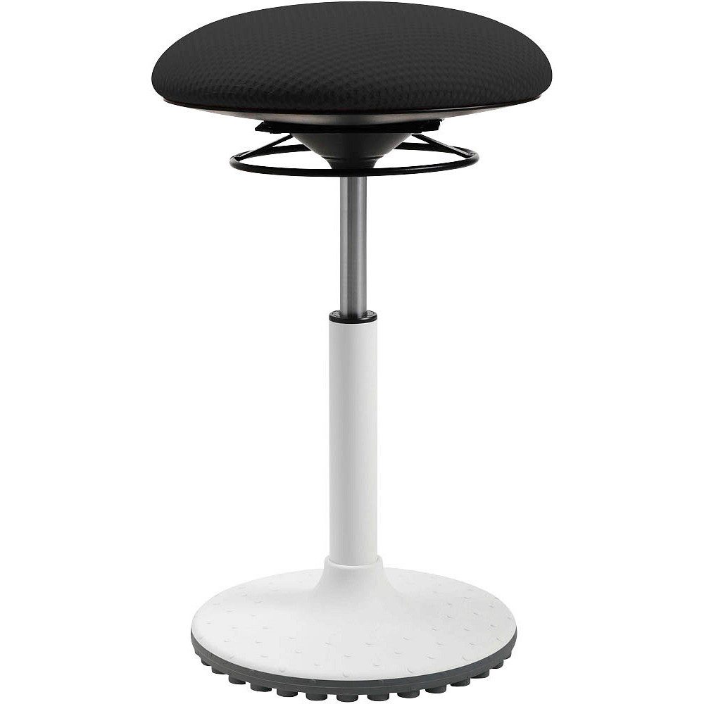 TOPSTAR Sitzhocker 1 Hocker BBT-Coach höhenverstellbar - schwarz, Patentierter Hocker f. dynamisches Sitzen