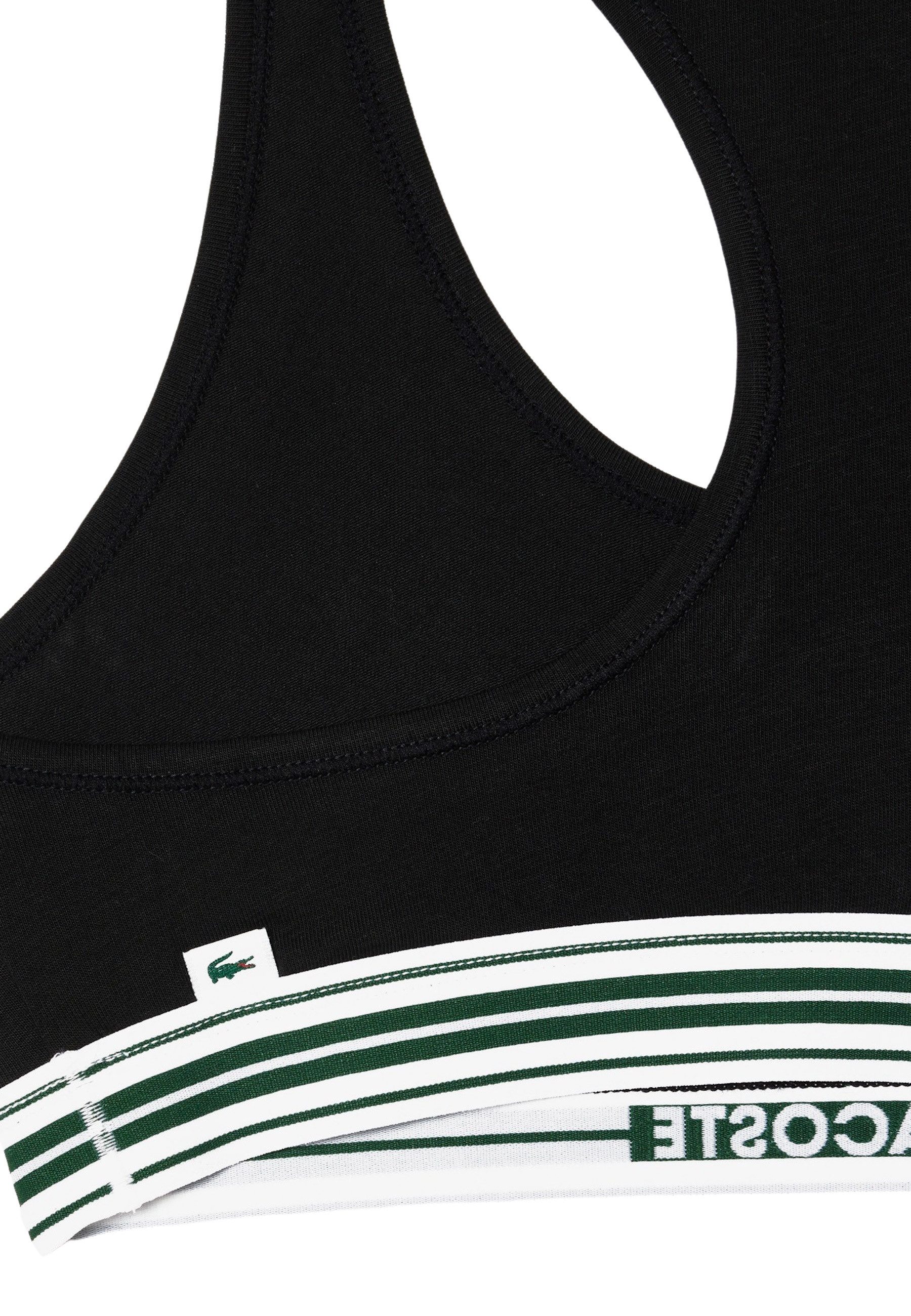 Lacoste Bustier Bustier Damenbustier Ringerrücken und Logobund (Packung, 1-tlg., Einzelpackung)