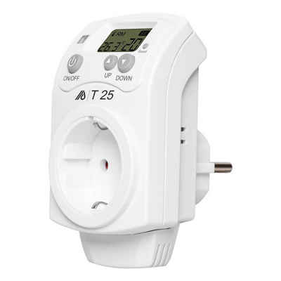 ALLEGRA Steckdosen-Thermostat Steckdosenthermostat T25, max. 3680 W