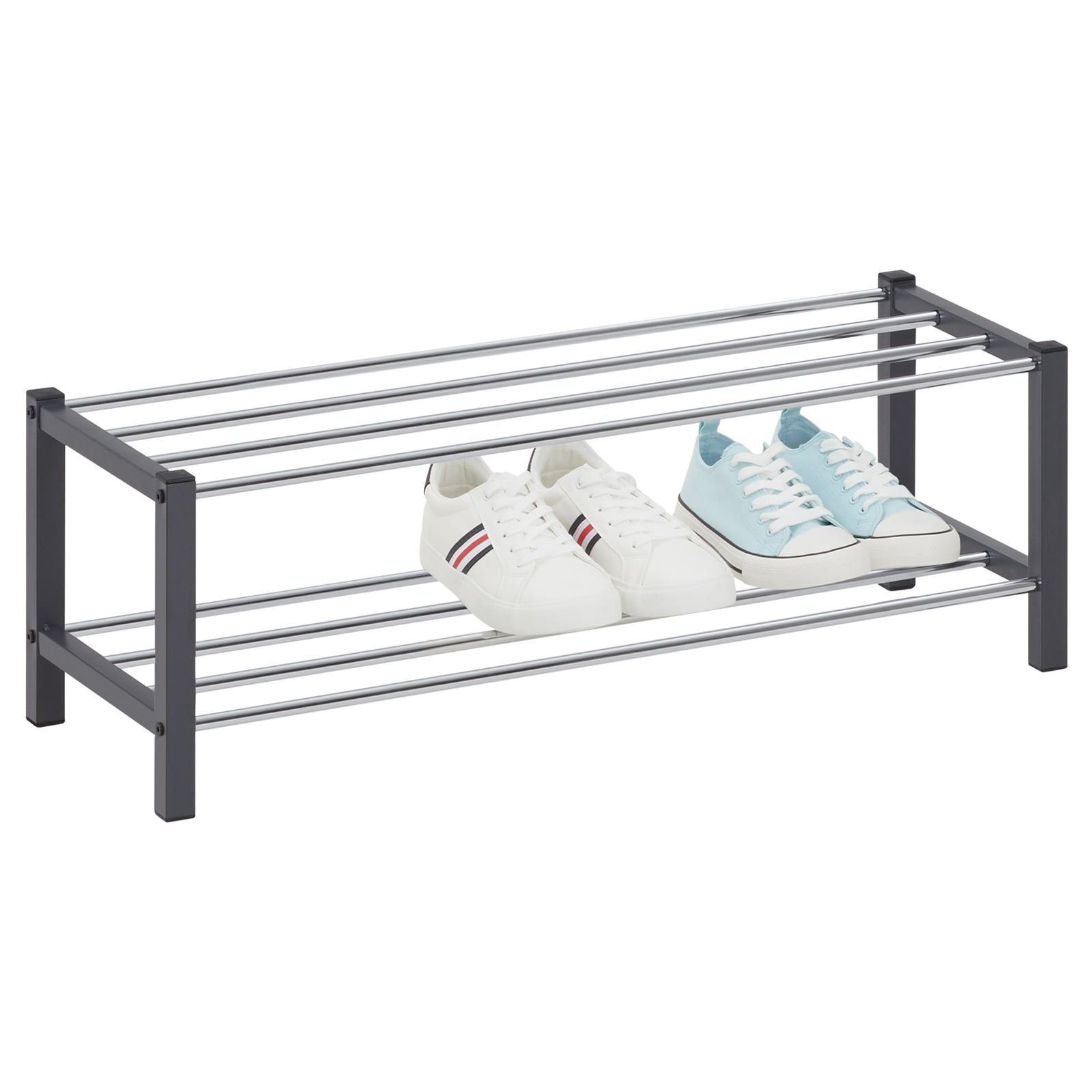 IDIMEX Schuhregal DUBLIN, Schuhständer mit 2 Ablagen, 90cm breit Schuhaufbe günstig online kaufen