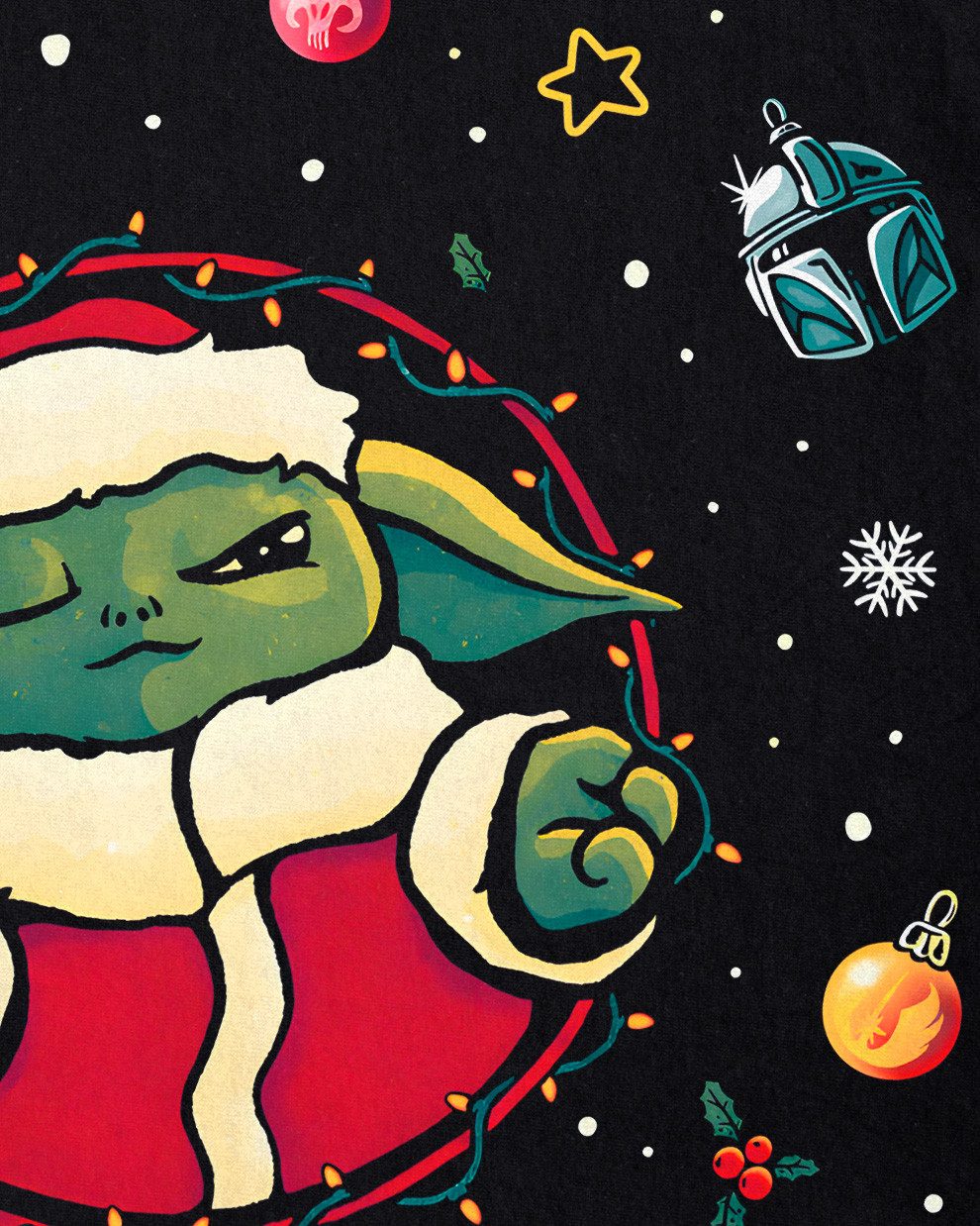 style3 T-Shirt Weihnachten yoda fett wars boba mandalorian star xmas ugly s günstig online kaufen