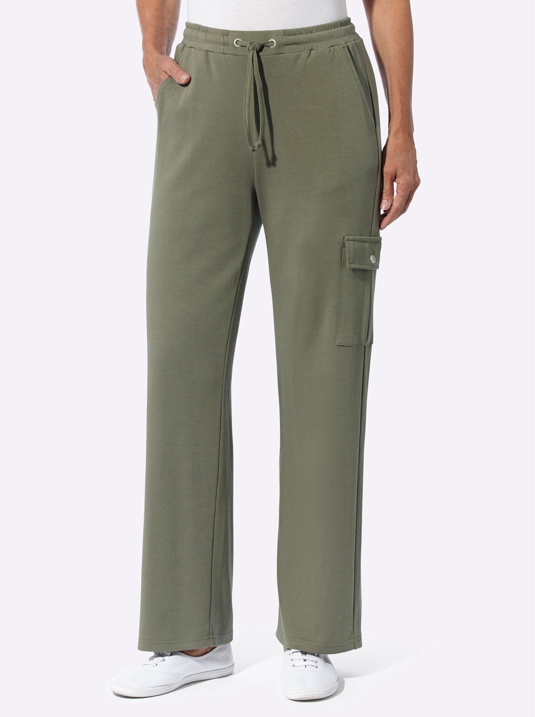 Sieh an! Jerseyhose Cargohose Innenbeinlänge ca. günstig online kaufen