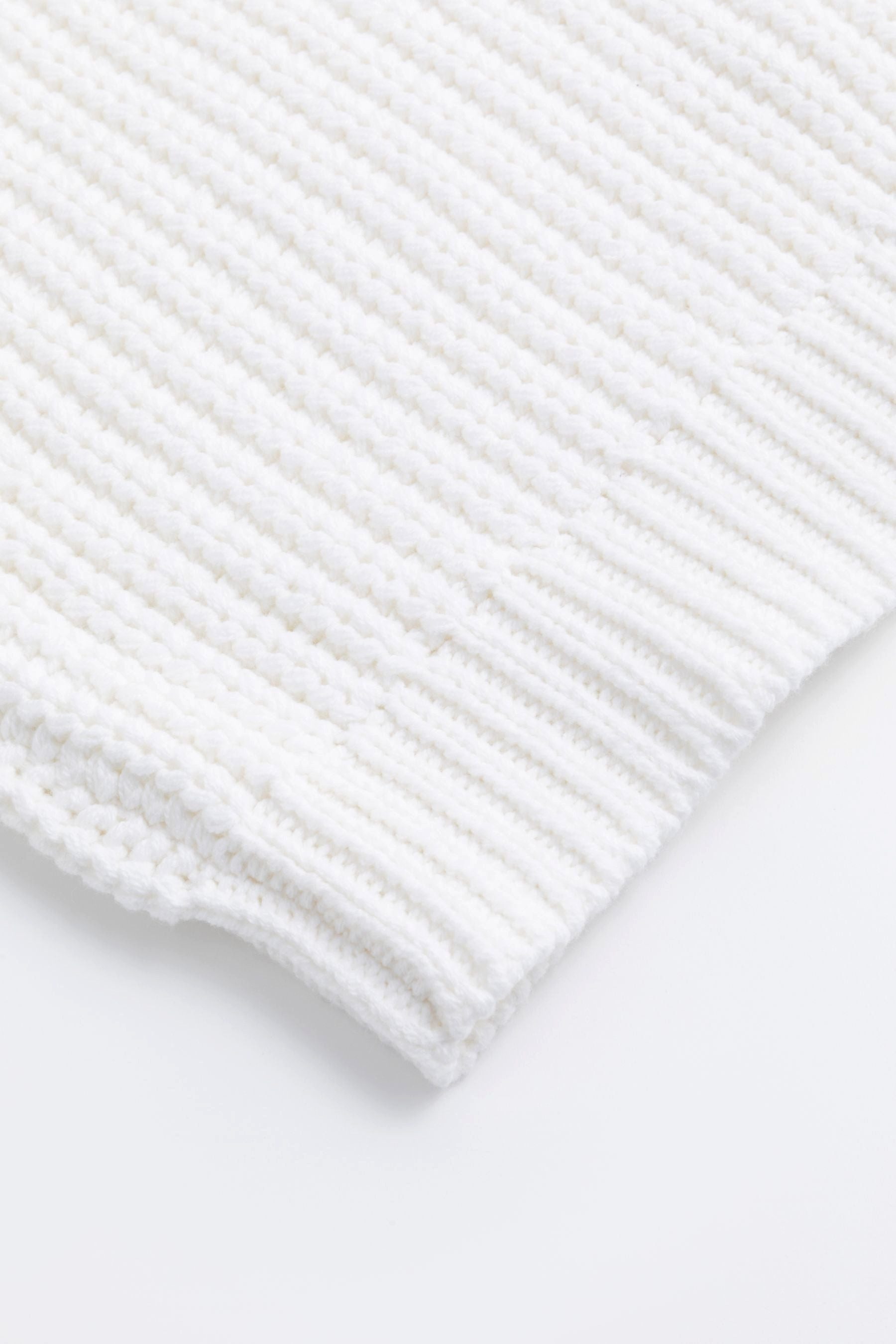 Cassis Strickpullover Cassis Strickpullover mit Stehkragen - WHITE