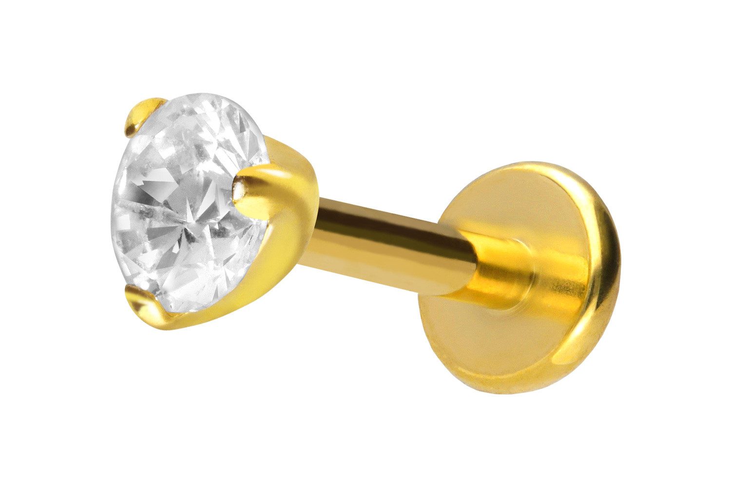 PIERCINGLINE Piercing-Set Titan Labret mit Innengewinde günstig online kaufen