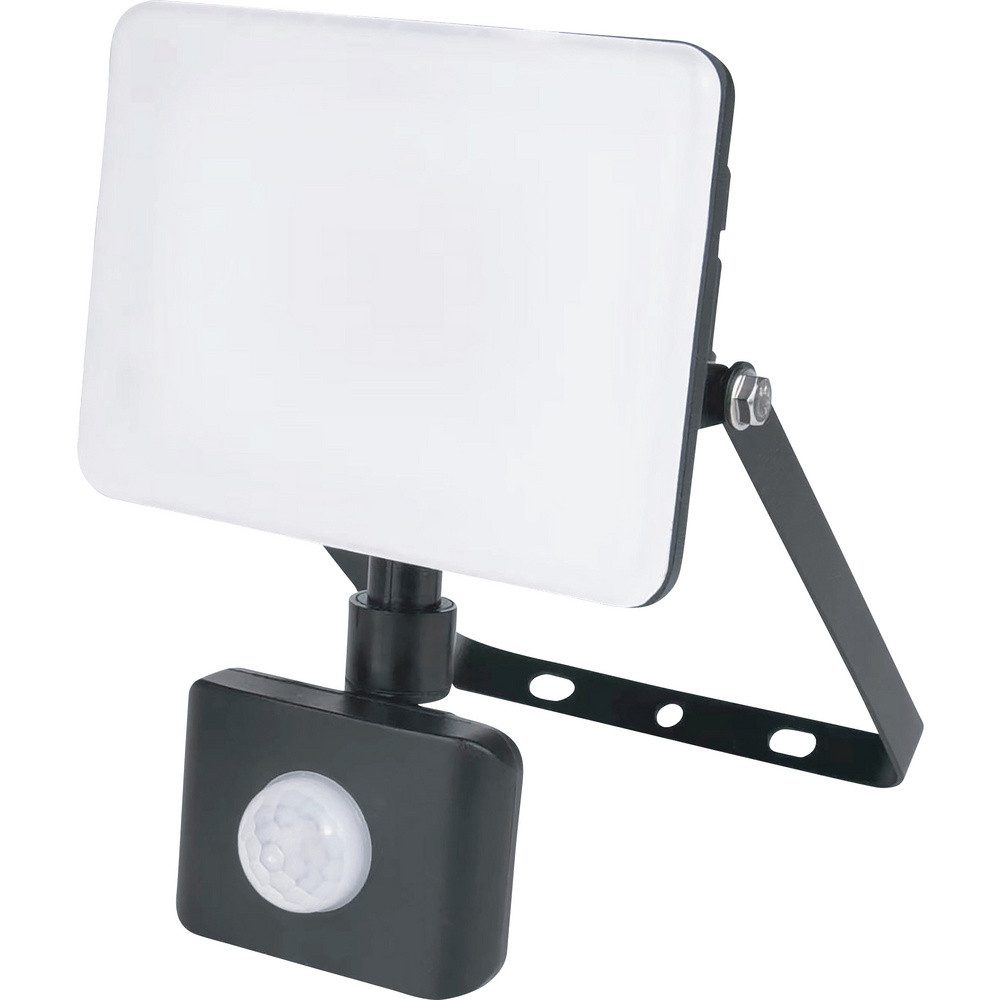 MÜLLER LICHT LED Flutlichtstrahler Müller-Licht Orlando 21600070 LED-Außenstrahler mit Bewegungsmelder 1