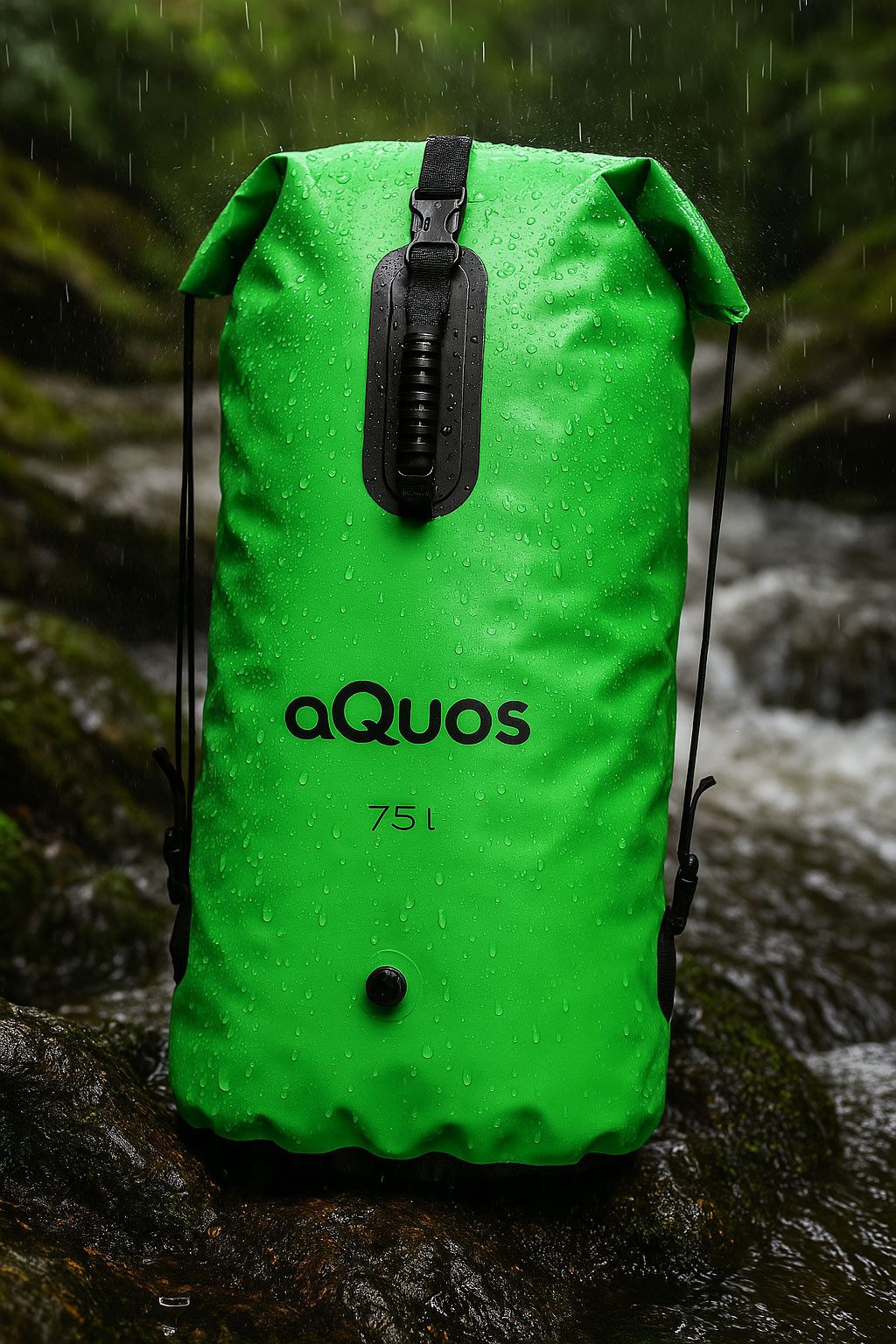 aQuos Drybag aQuos 75 L wasserdichter Rucksack Packsack grün, wasserdicht günstig online kaufen