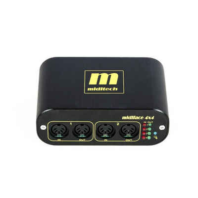 Miditech Digitales Aufnahmegerät (MIDIFACE 4x4 - MIDI Interface)