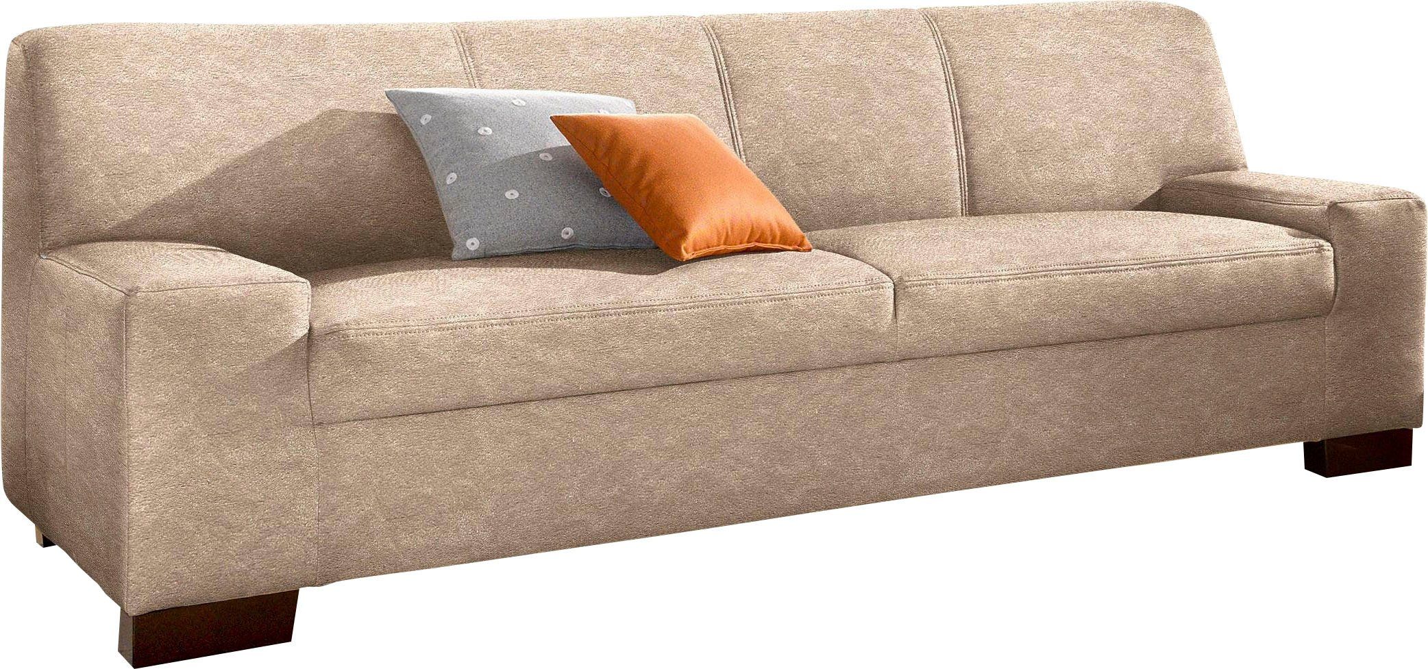 DOMO collection 2-Sitzer Norma, zeitlos, kubisch und elegant, komfortabel, flache Armlehnen