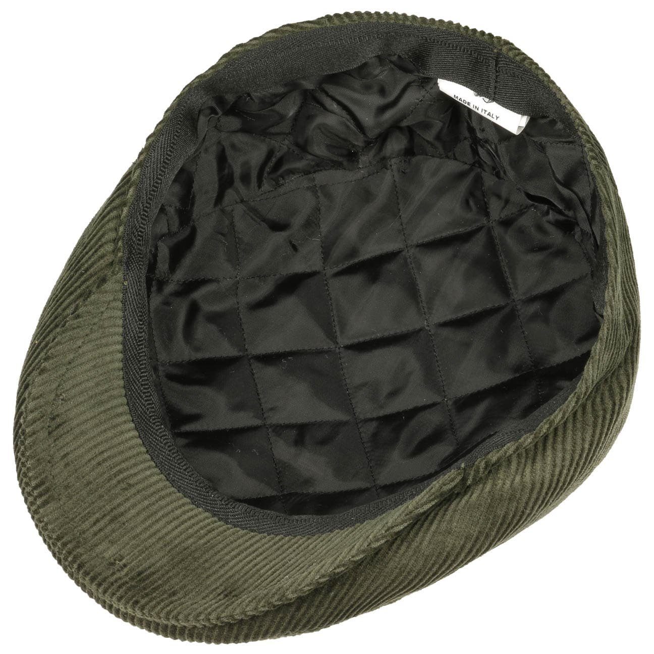 Lipodo Flat Cap (1-St) Baumwollcap mit Schirm, Made in Italy