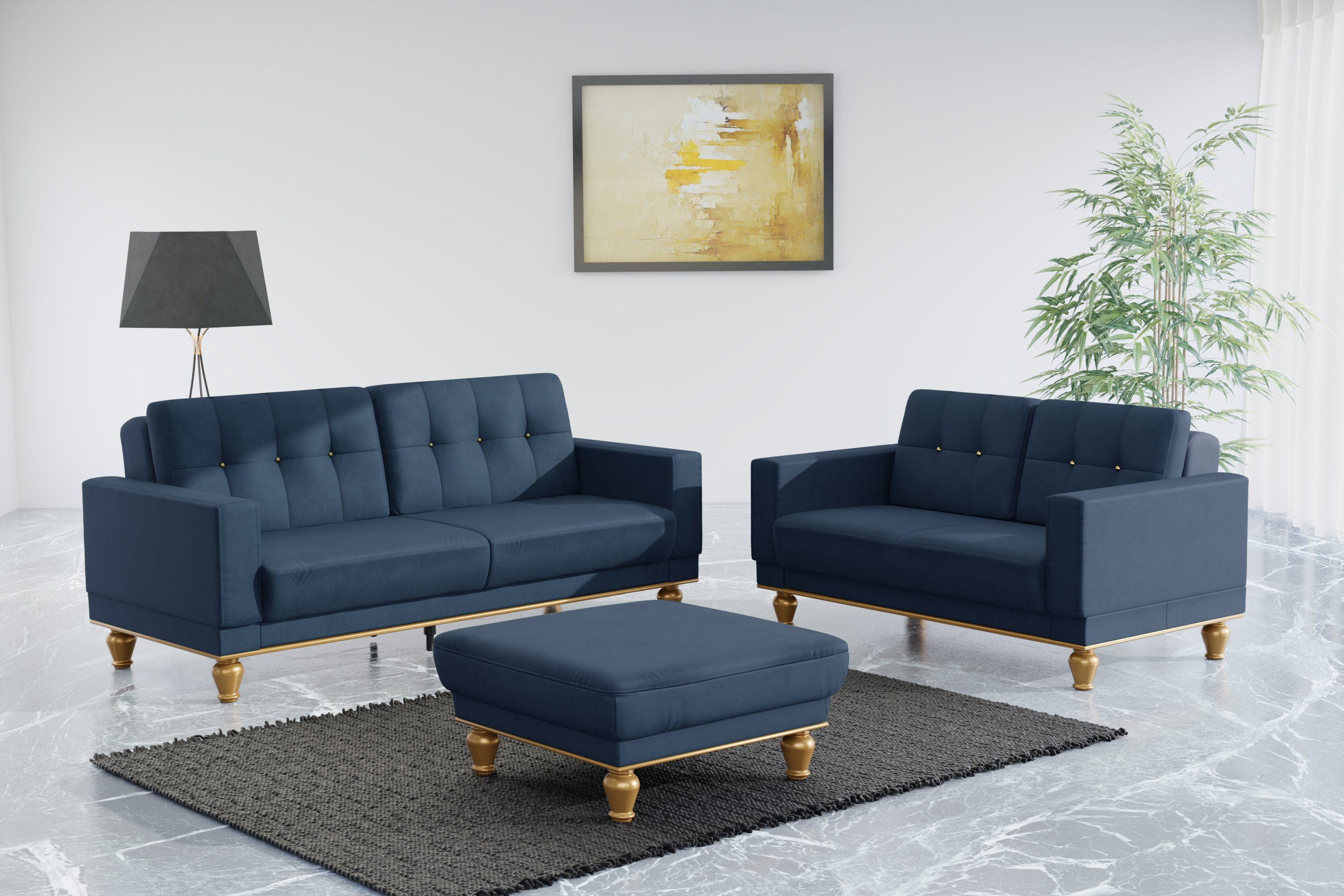 sit&more 3-Sitzer Orient 5, mit Strass-Stein, wahlweise mit Bettfunktion und Bettkasten