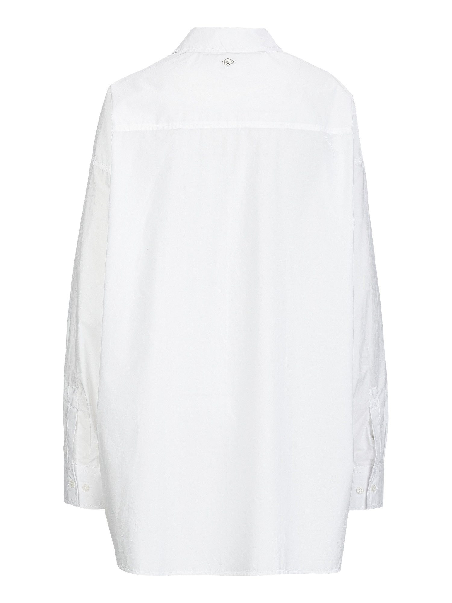 Replay Hemdbluse Cotton Poplin günstig online kaufen