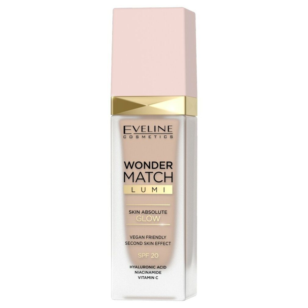 Eveline Cosmetics Foundation Wonder Match Lumi Leuchtgrundierung Nr. 15 Neutral 30ml