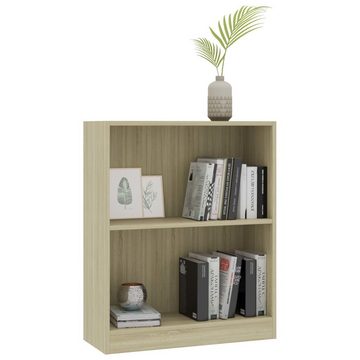 furnicato Bücherregal Sonoma-Eiche 60x24x76 cm Holzwerkstoff