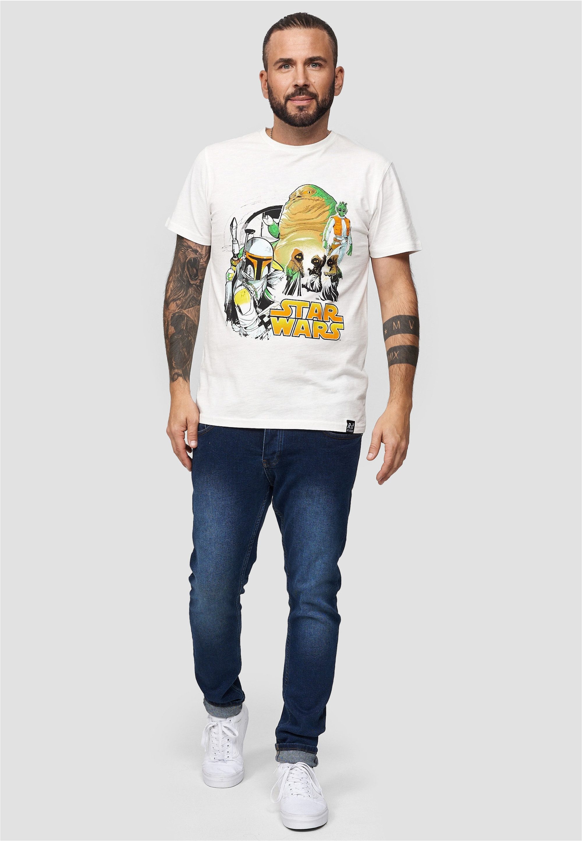 Recovered T-Shirt Star Wars Jaba Group (1-tlg) mit coolem Star Wars-Print günstig online kaufen
