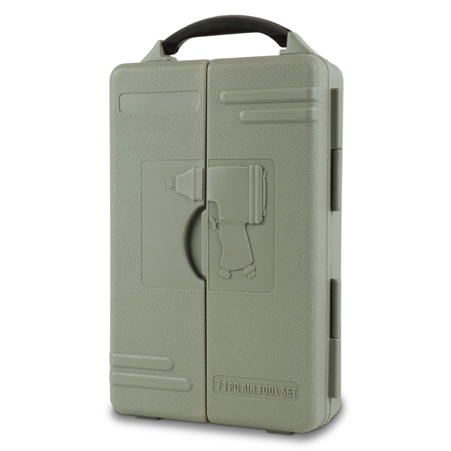 EBERTH Druckluftgeräte-Set 71 tlg. mit 1/2" Schlagschrauber, 3/8" Ratschens günstig online kaufen