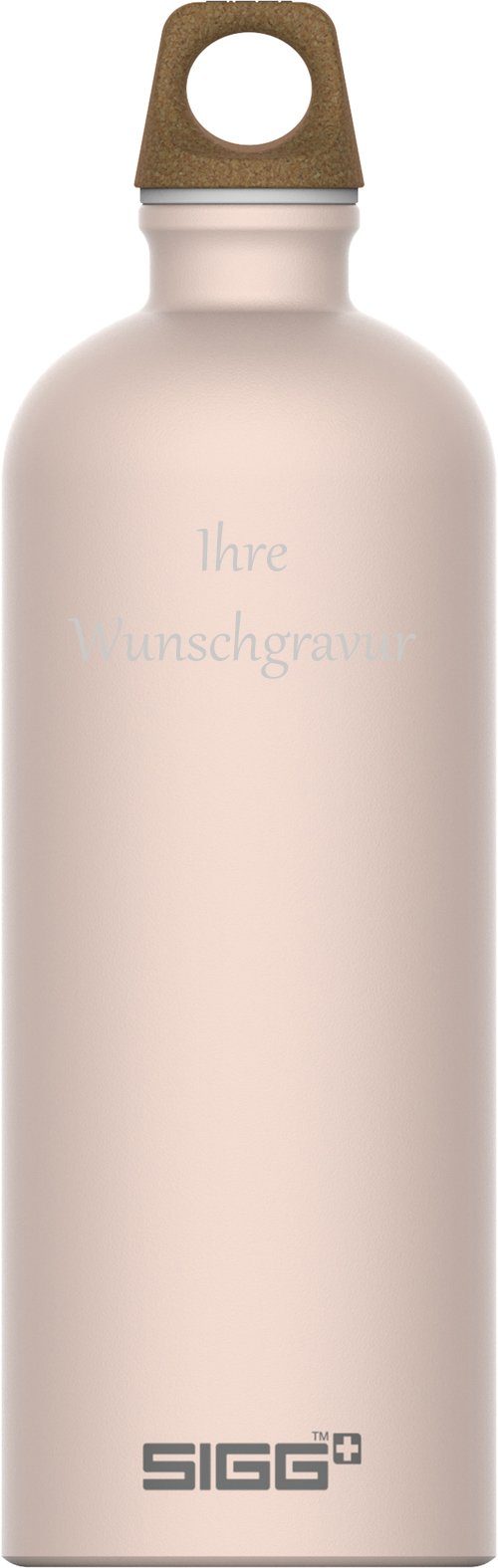 Trinkflasche 'Traveller MyPlanet' - 1 L Journey Plain, mit Namensgravur