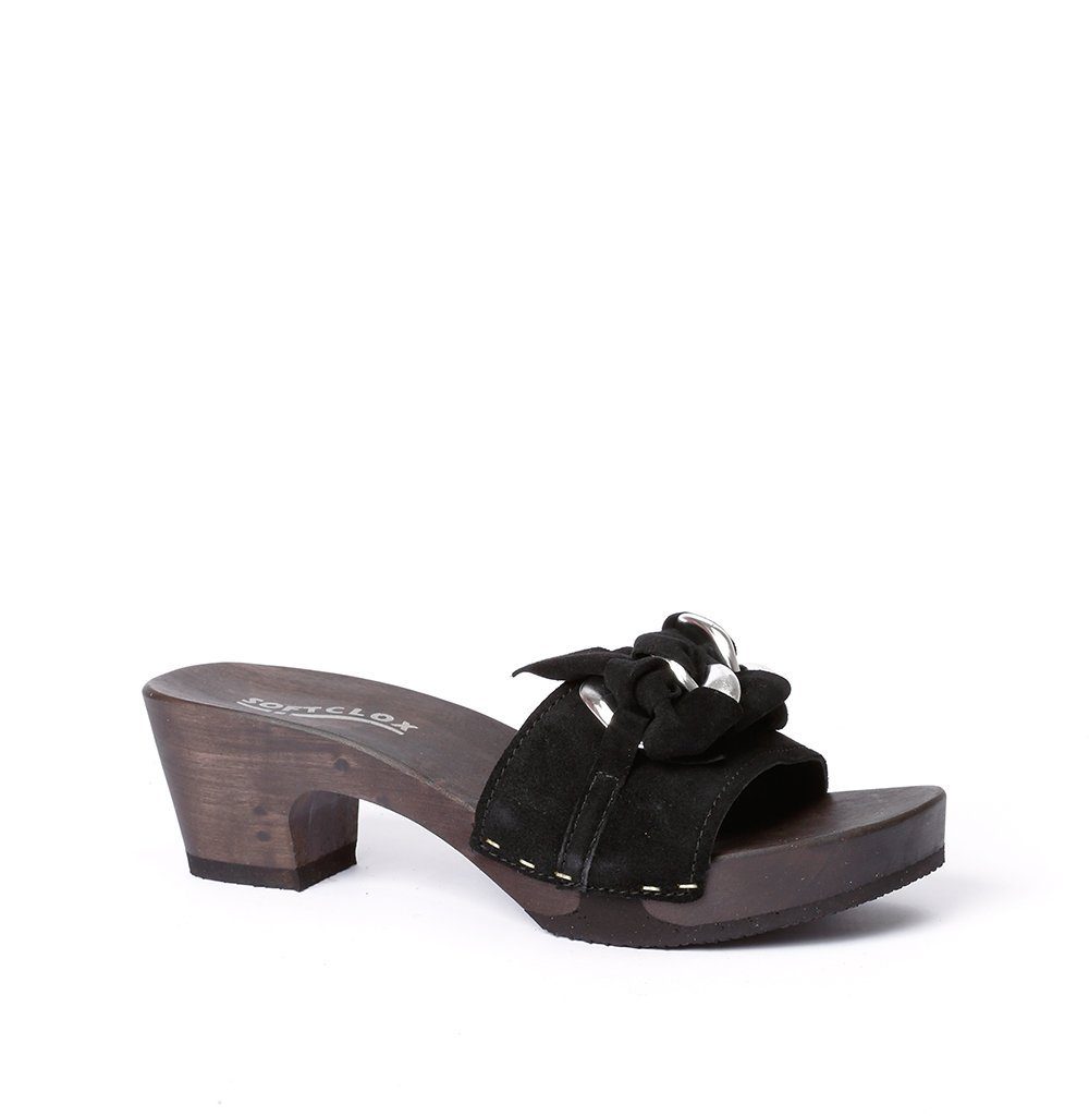 Softclox KORALIE Kaschmir schwarz (dunkel) Pantolette
