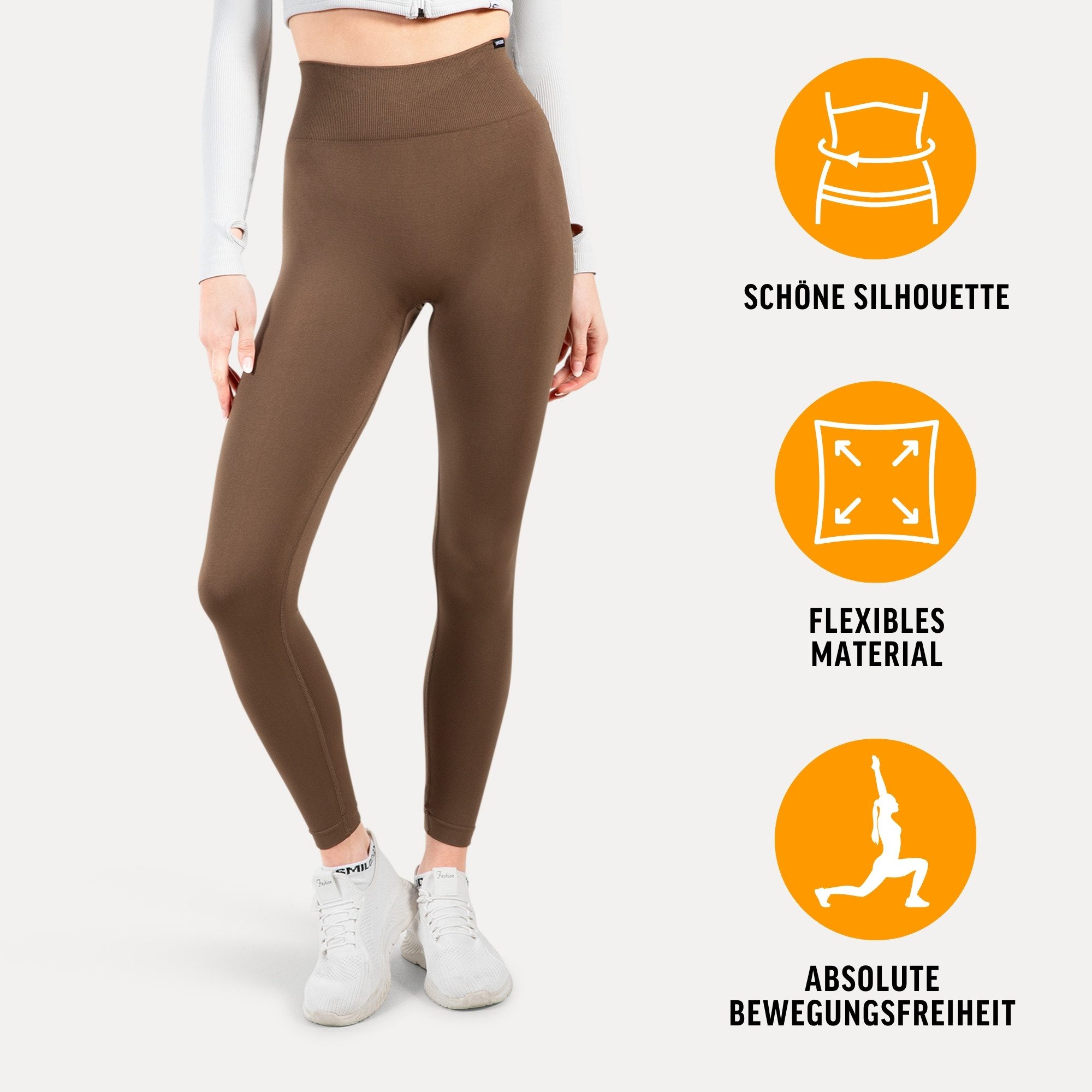 Smilodox Leggings Fenja, High Waist Performance Sportleggings Bequemer Pass günstig online kaufen