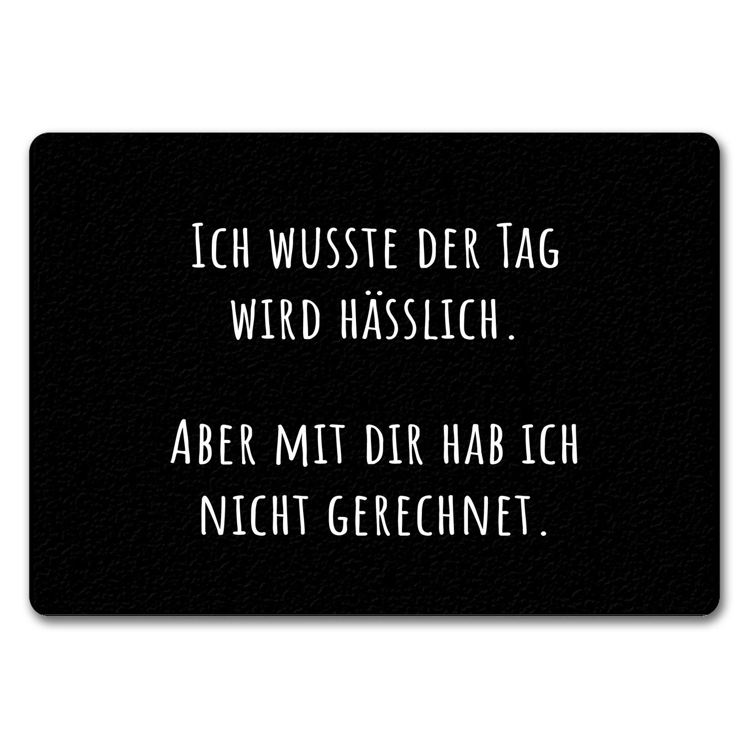 speecheese Fußmatte Ich wusste der Tag wird hässlich Fußmatte in 35x50 cm o günstig online kaufen