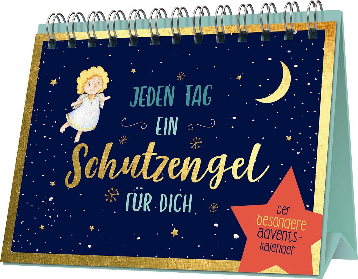 Adventskalender Jeden Tag ein Schutzengel für dich, Adventskalender mit Aufsteller