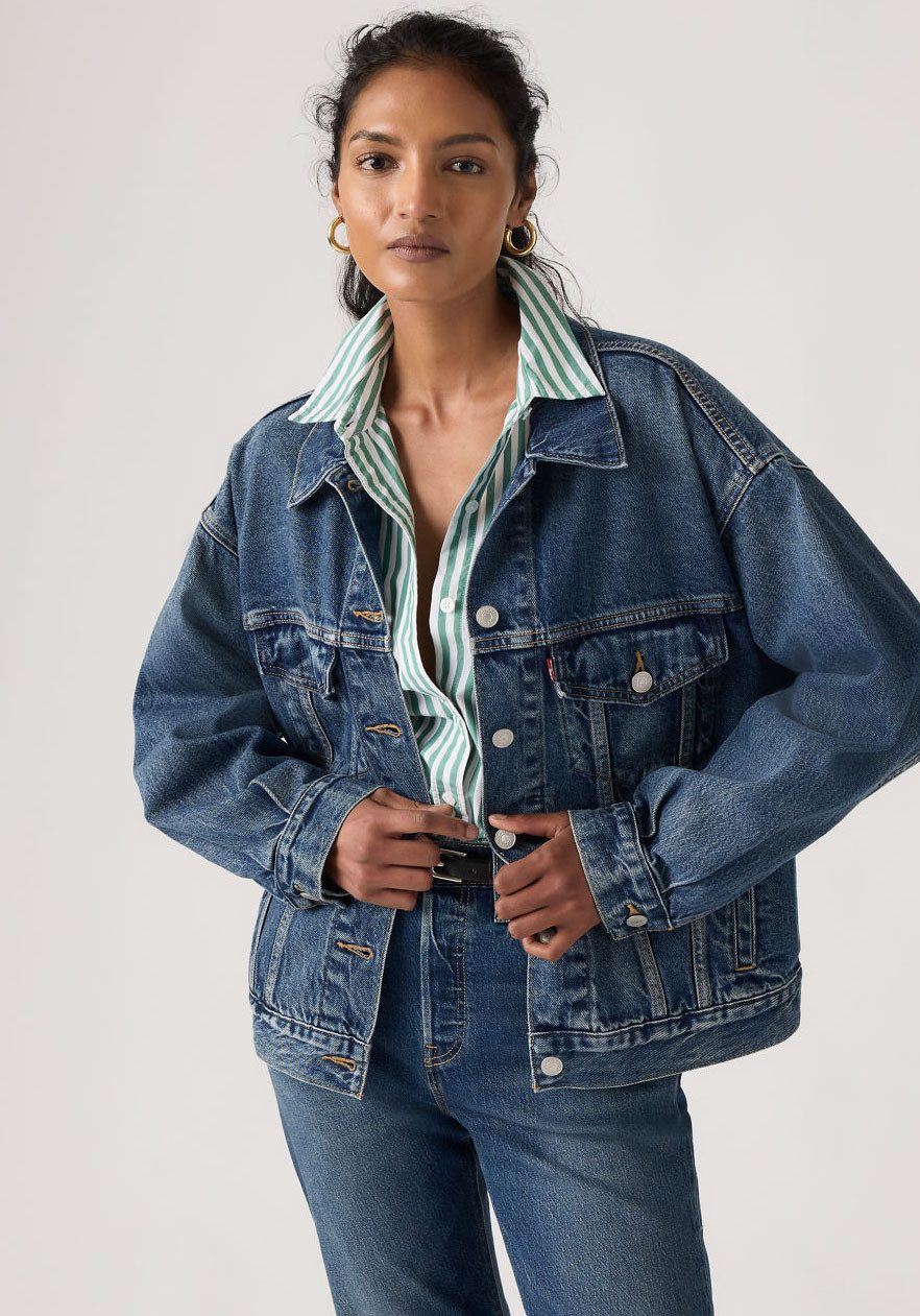 Levi's® Jeansjacke 90S TRUCKER mit Umlegekragen