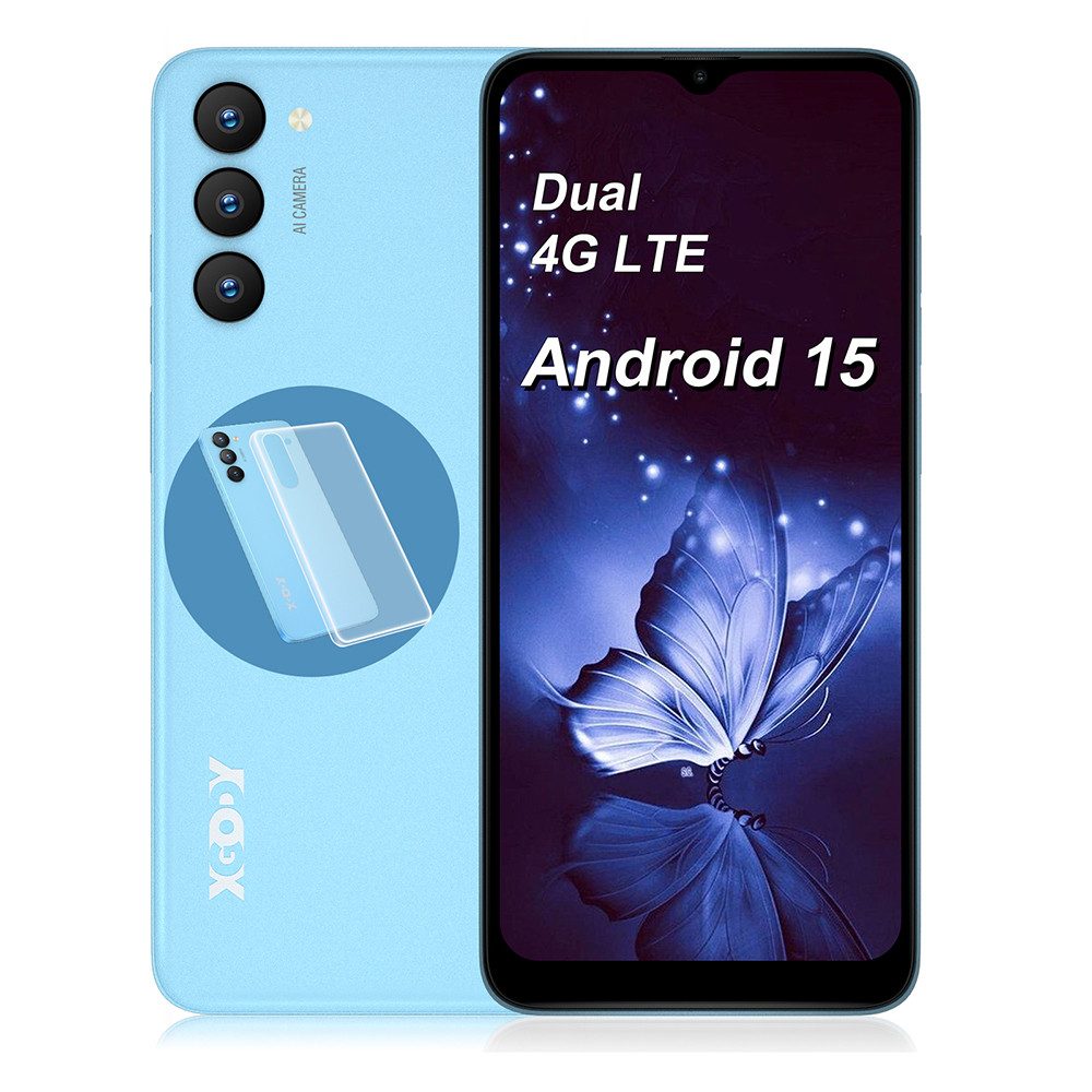 XGODY X36 Android 15 Dual 4G LTE 2SIM Smartphone (6.5 Zoll, 7(3+4)GB RAM + 32GB ROM, 5MP+13MP, 4200mAh)