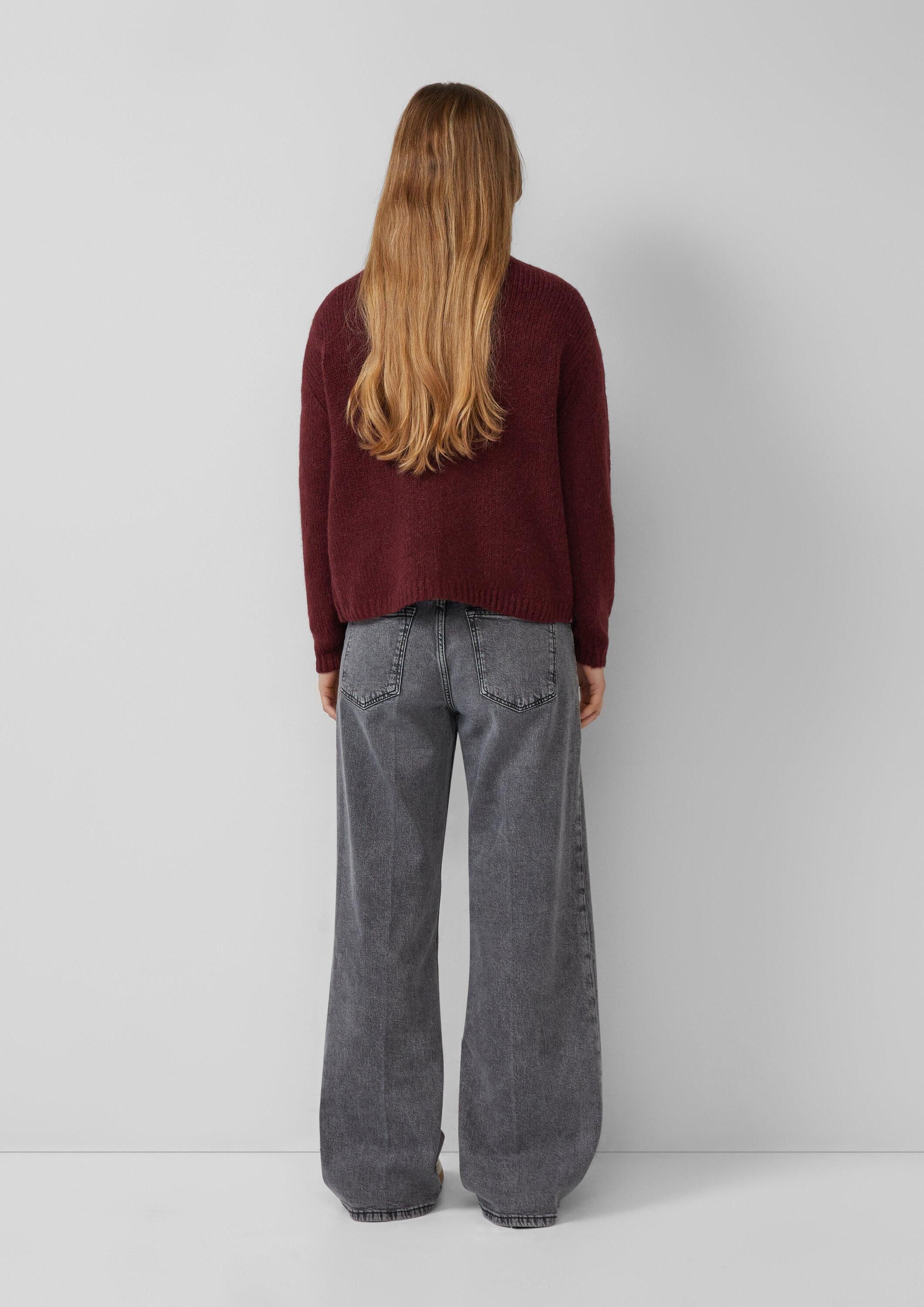 s.Oliver Cardigan Strickjacke Cardigan aus Alpakamix
