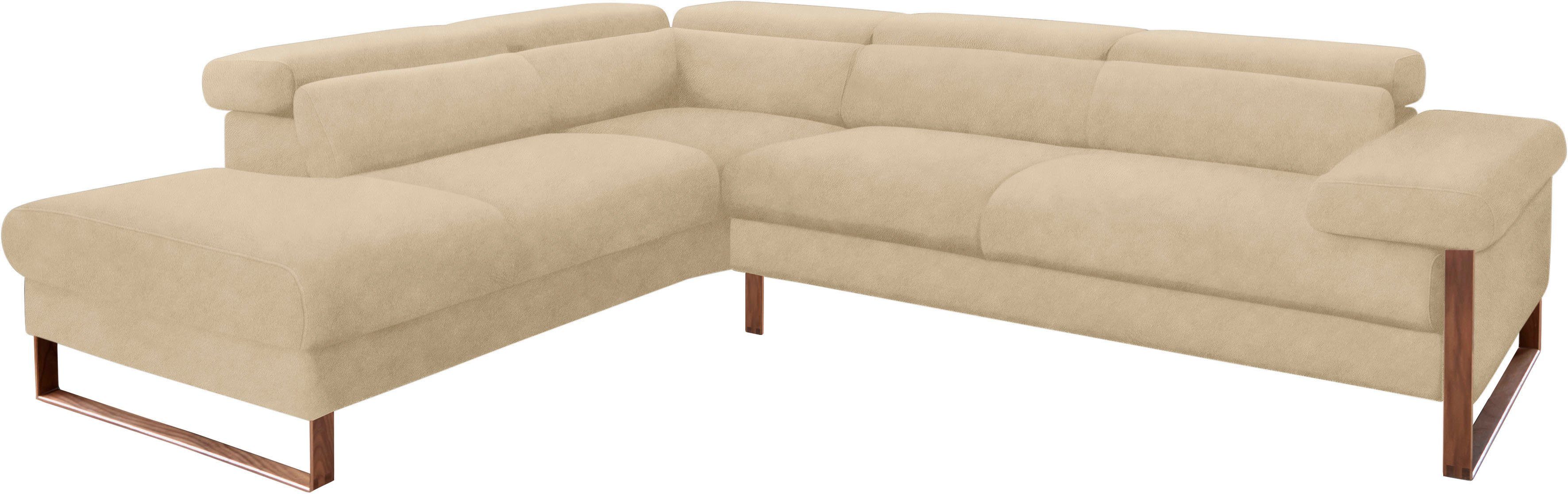 W.SCHILLIG Ecksofa "finn, Designsofa mit tollem Sitzkomfort, bequem, L-Form günstig online kaufen